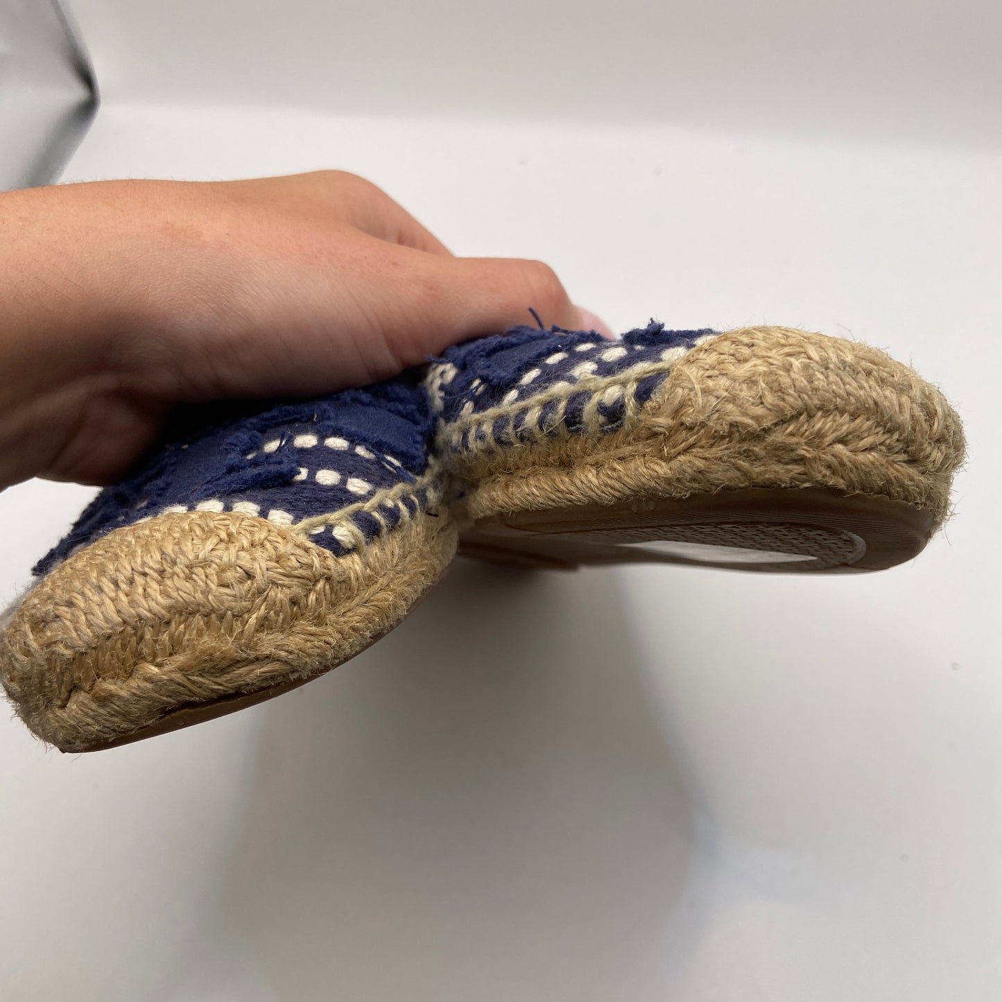 Shoes Designer By Tory Burch In Blue, Size: 7.5