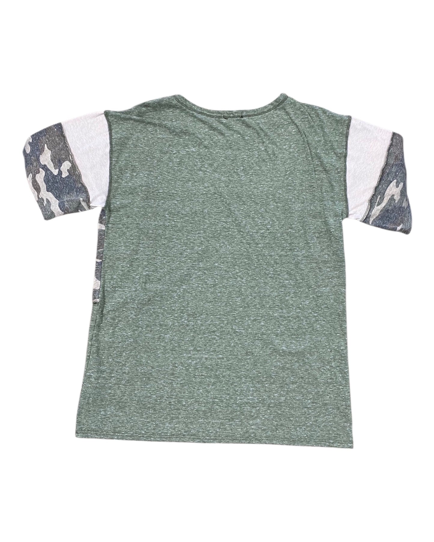 Top Ss By Bibi In Camouflage Print, Size:L