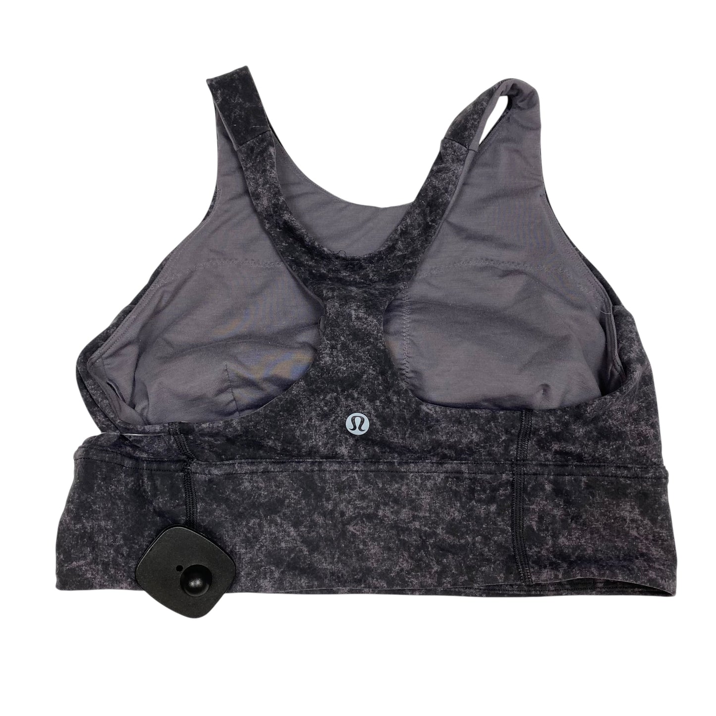 Athletic Bra Designer By Lululemon In Grey, Size:8