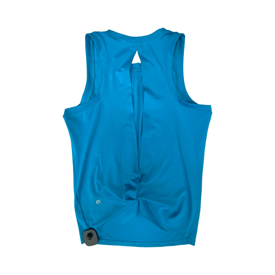 Athletic Tank Top By Lululemon In Blue, Size:M
