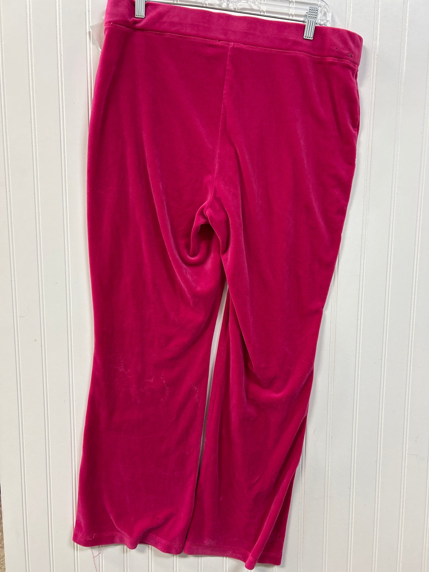 Athletic Pants By Juicy Couture In Pink, Size:Xl