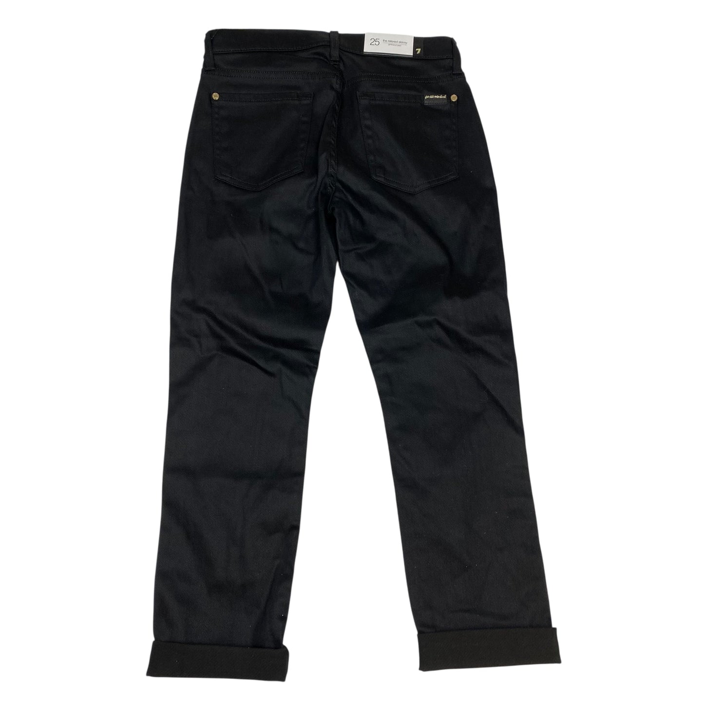 Jeans Designer By 7 For All Mankind In Black, Size:2
