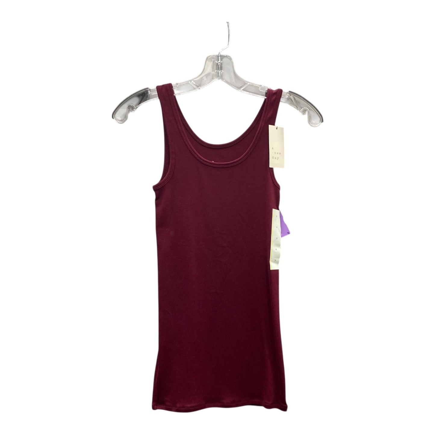 Top Sleeveless By A New Day In Maroon, Size:S