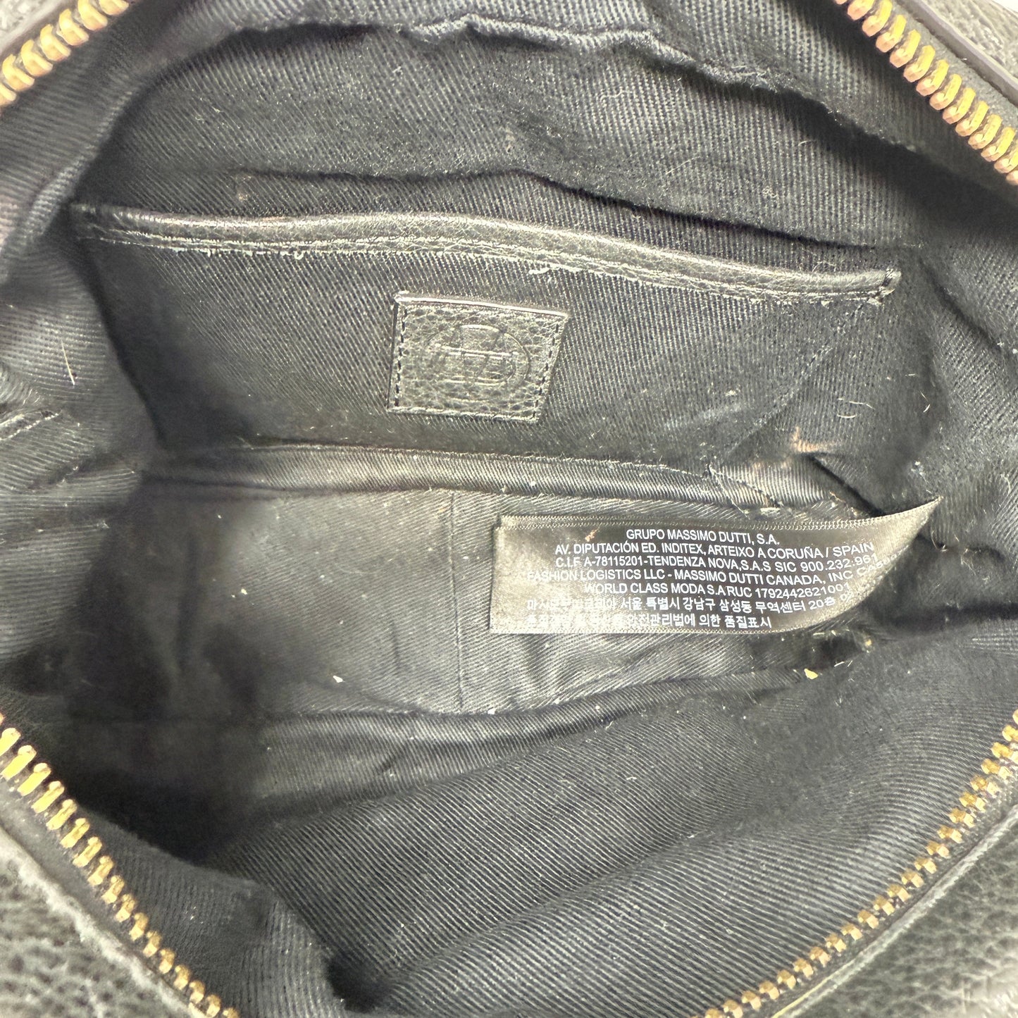 Nappa Leather Camera Bag By Mossimo Dutti, Size: Small