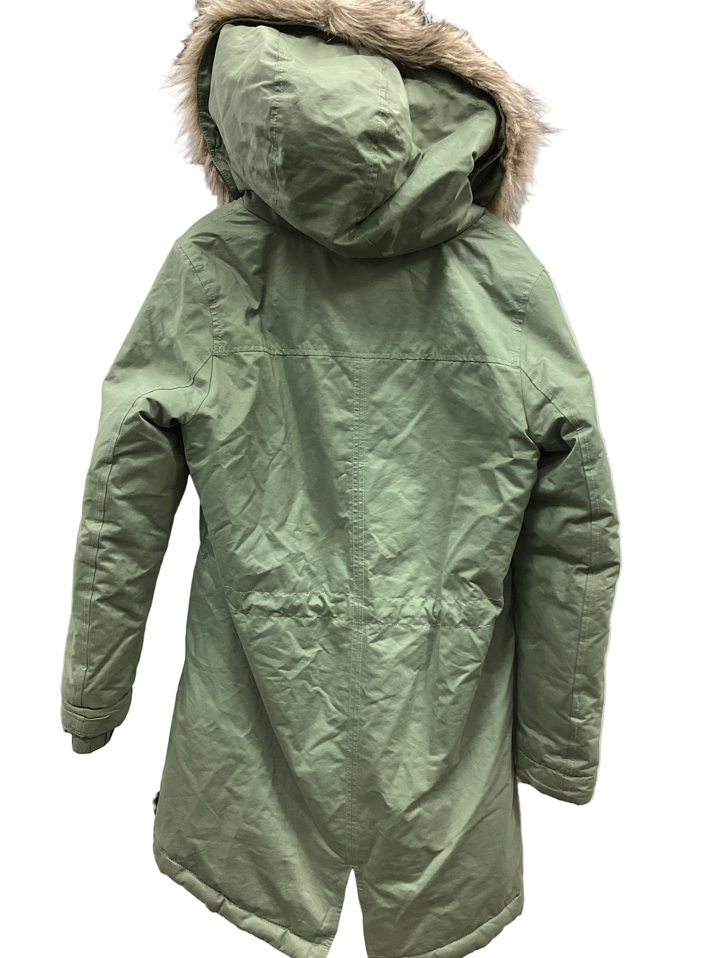 Coat Puffer & Quilted By Loft In Green, Size:S