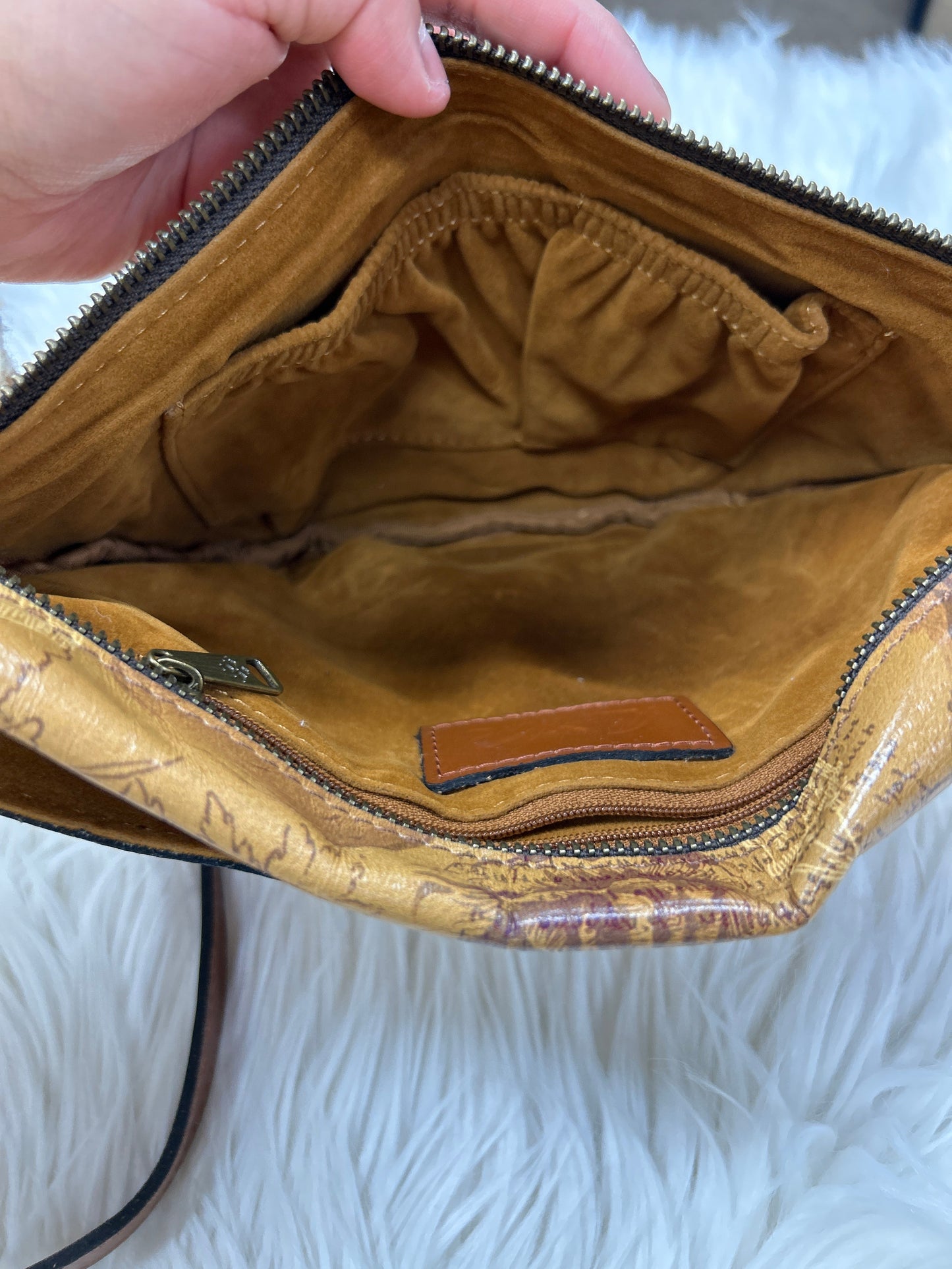 Belt Bag Designer By Patricia Nash In Tan, Size:Large