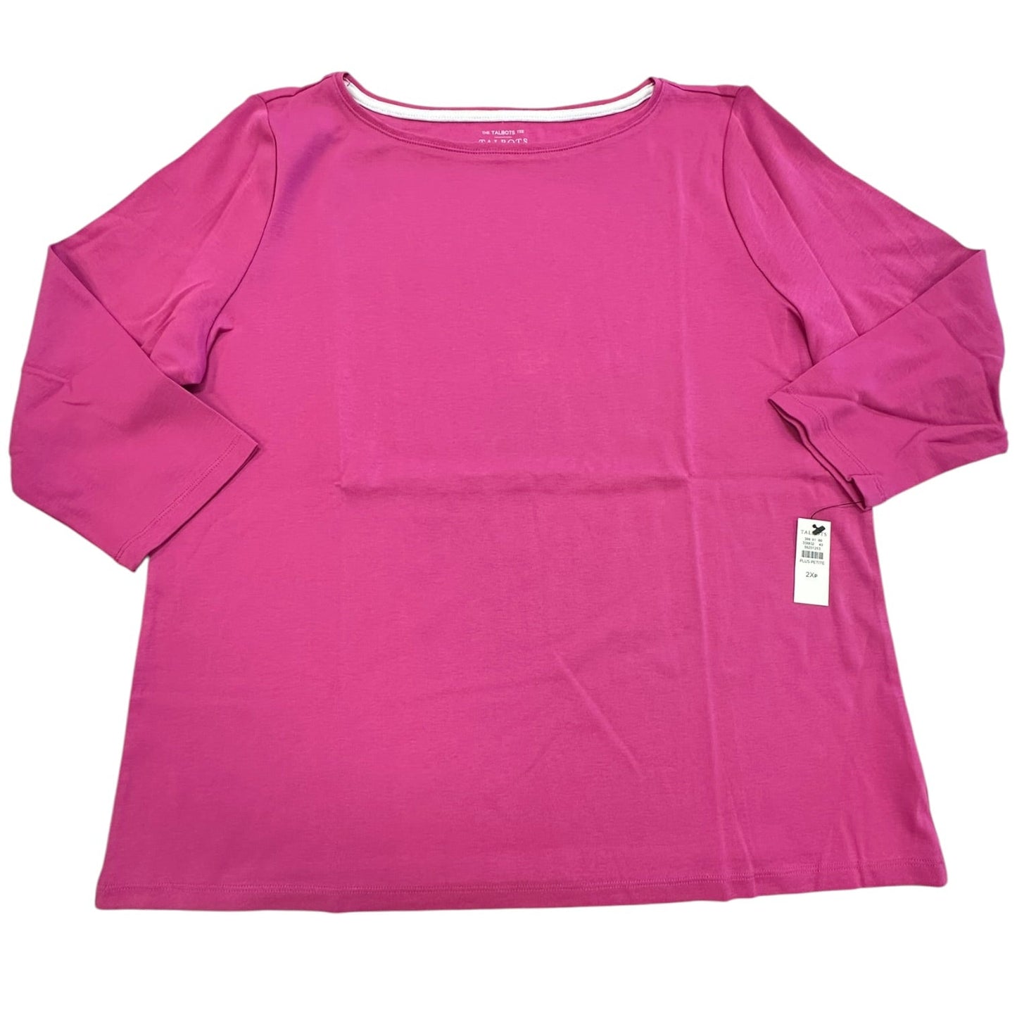 Top Ls Basic By Talbots In Pink, Size:2X