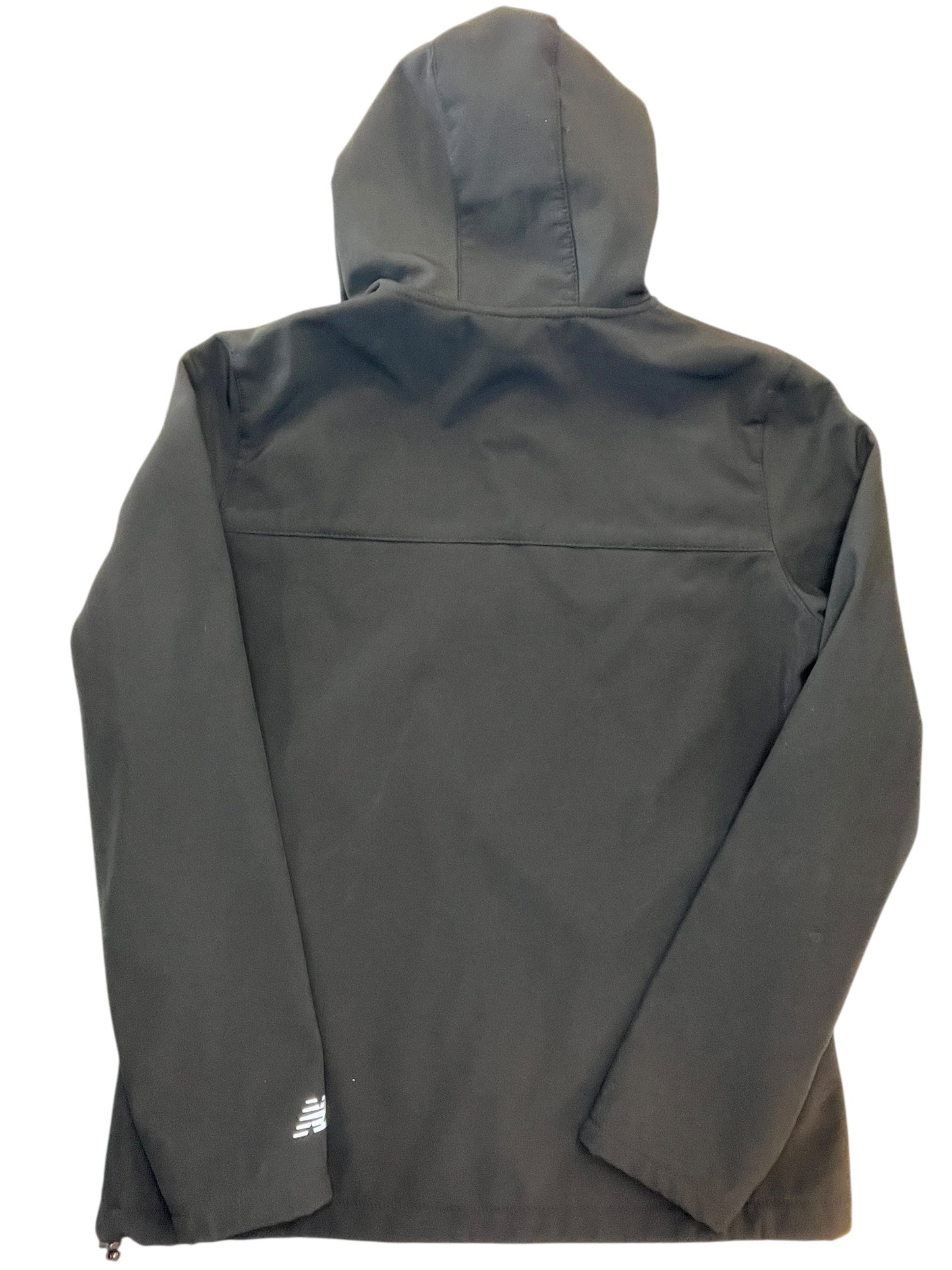 Jacket Windbreaker By New Balance In Black, Size:L