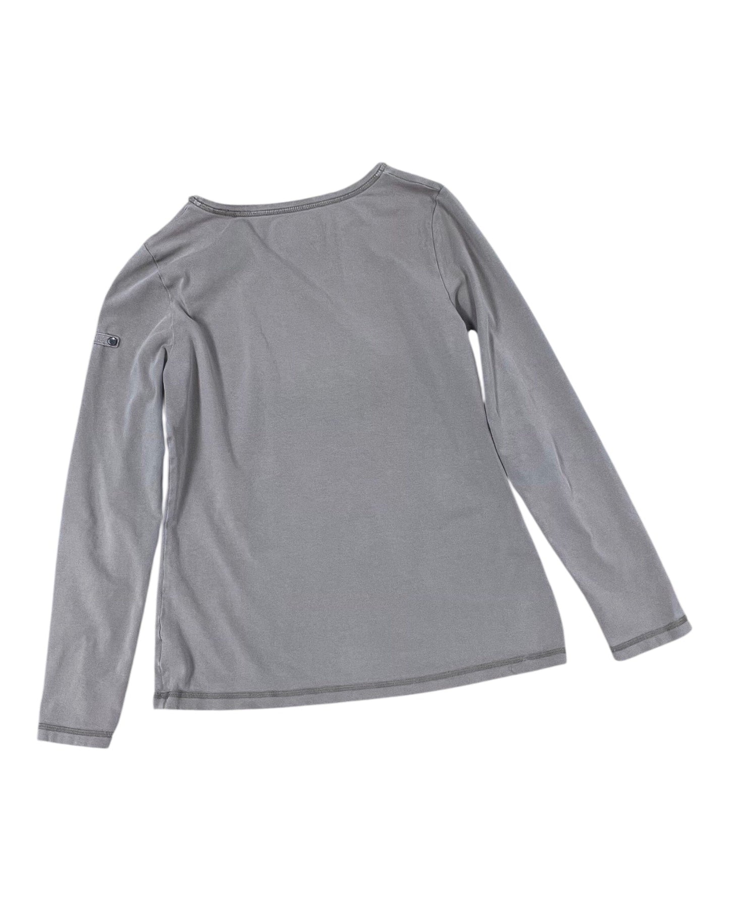Top Ls Basic By Ruff Hewn In Tan, Size:M