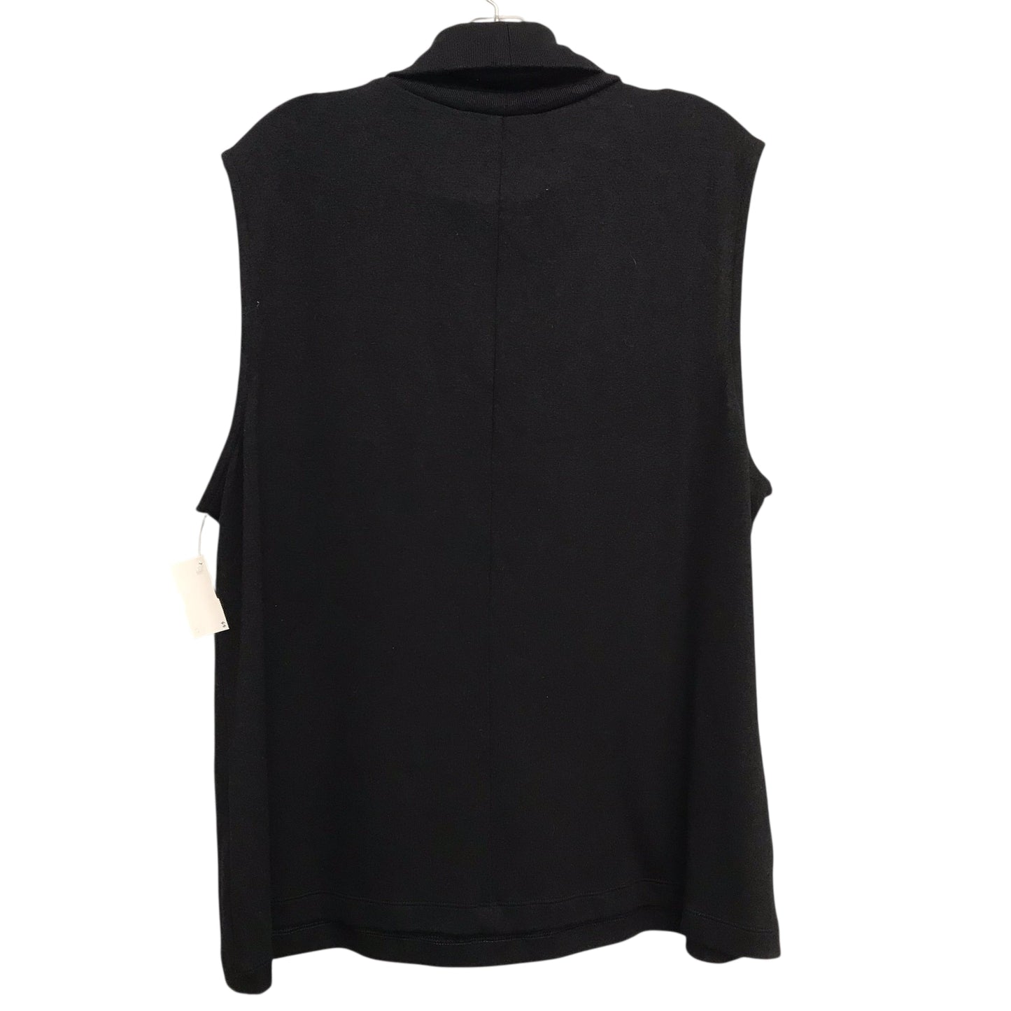 Top Sleeveless By Banana Republic In Black, Size:1X