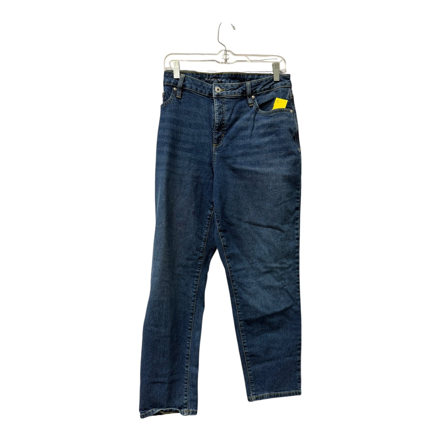 Jeans Boyfriend By Style And Company In Blue, Size:16