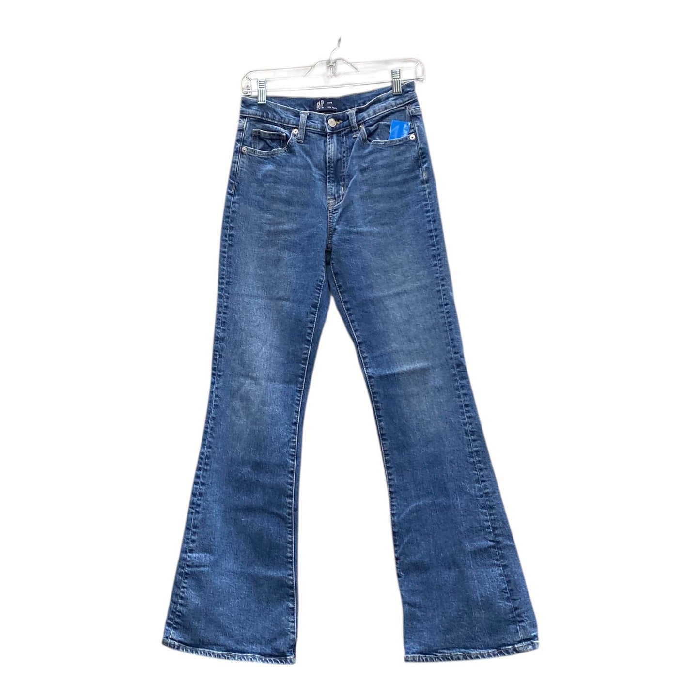 Jeans Flared By Gap In Blue Denim, Size:4