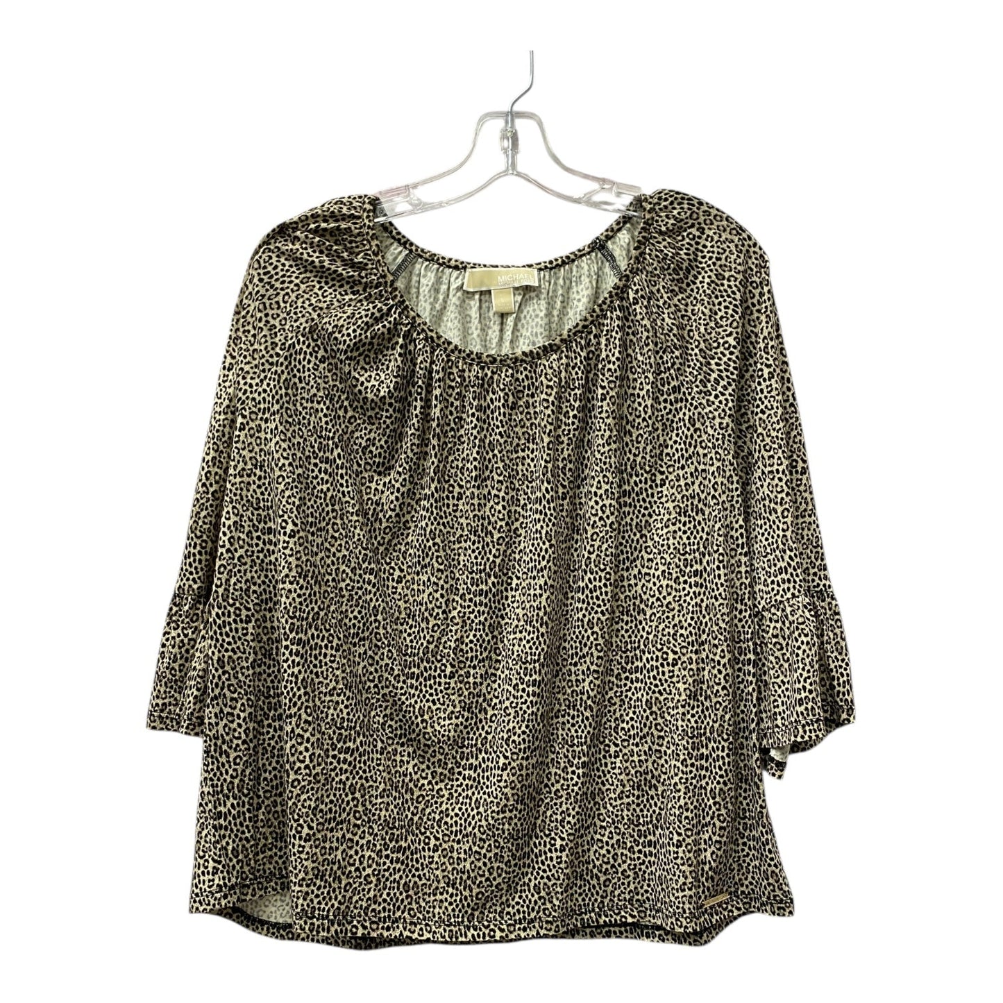 Top Ls By Michael By Michael Kors In Animal Print, Size:L