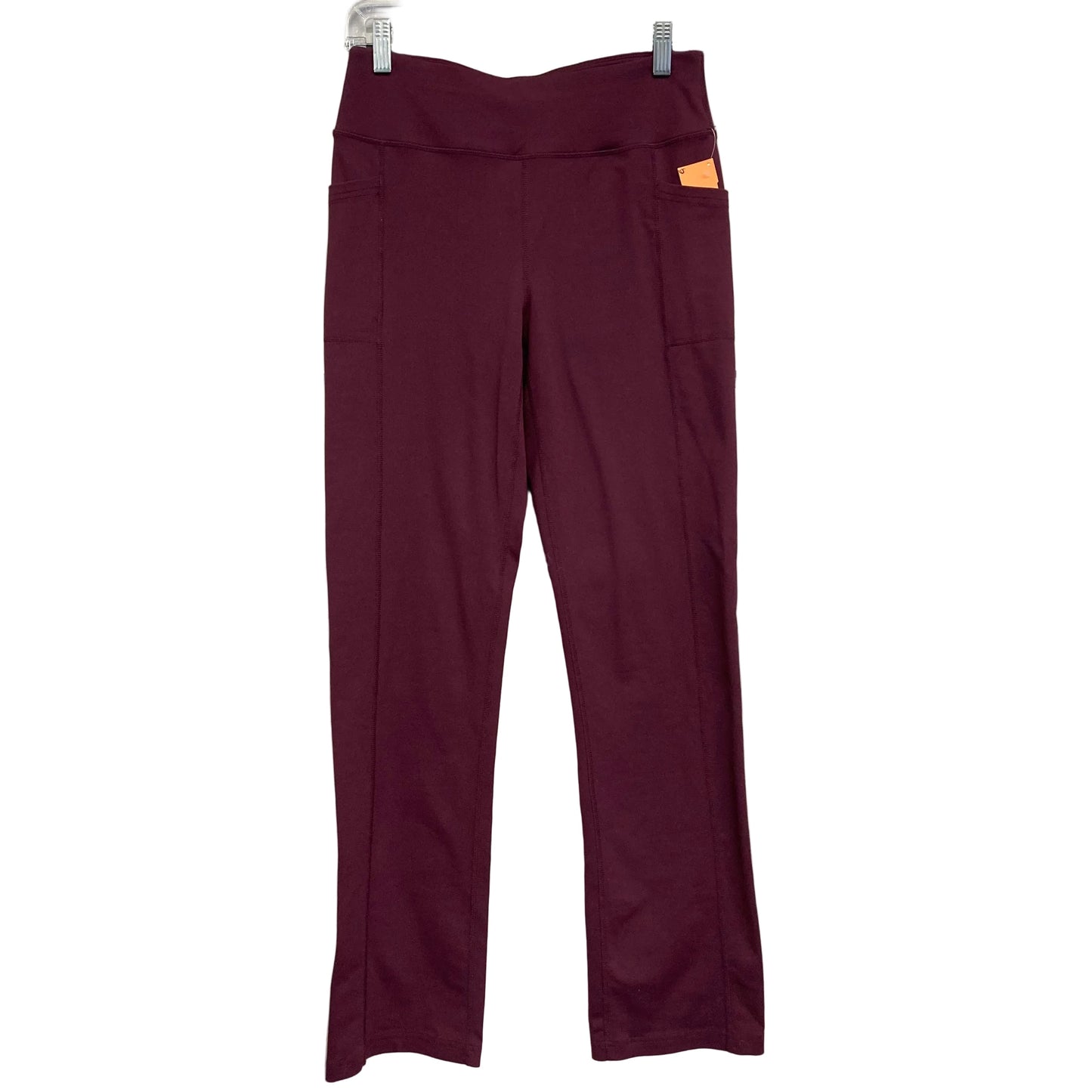 Athletic Pants By Skechers In Maroon, Size:M