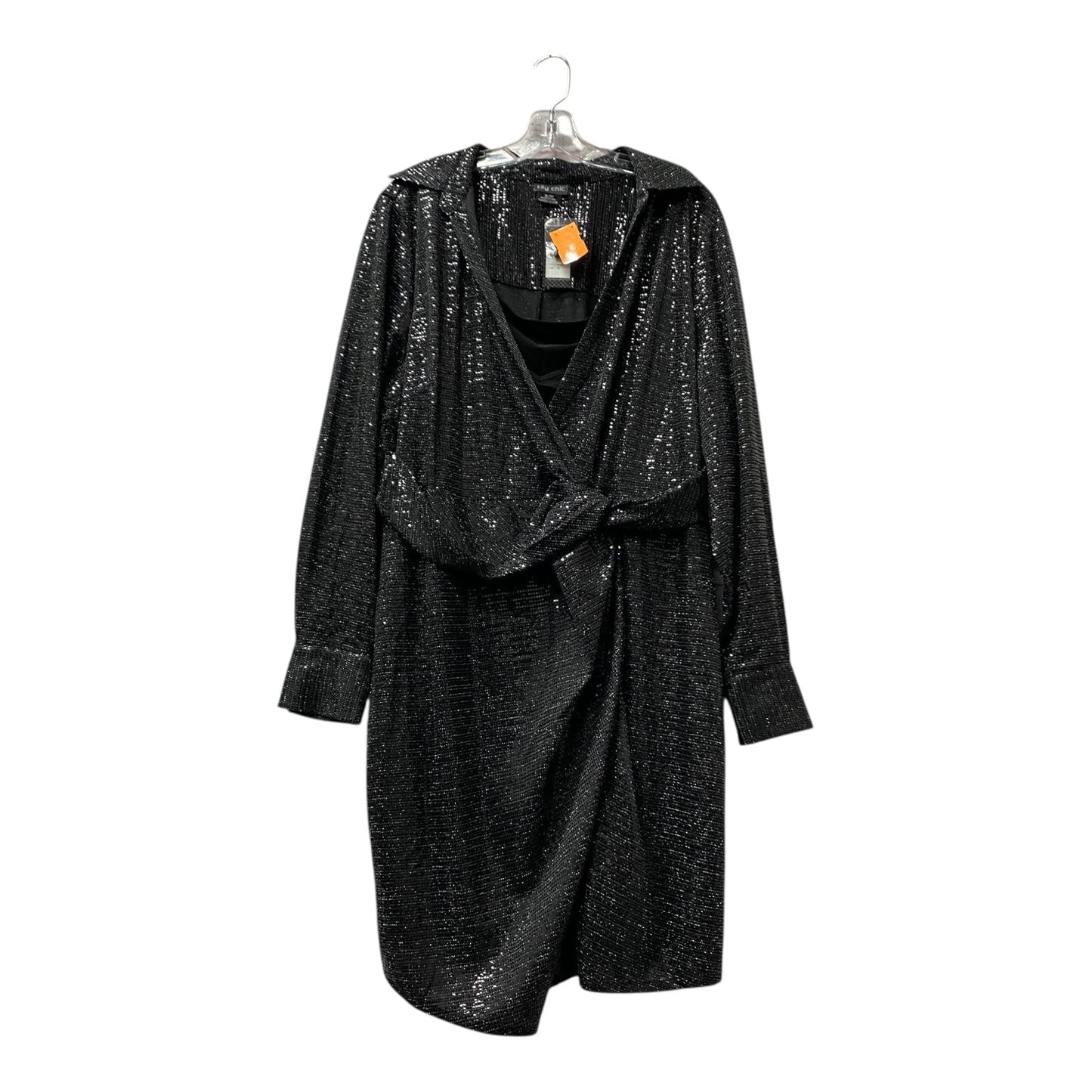 Dress Party Short By City Chic In Black, Size:Xl