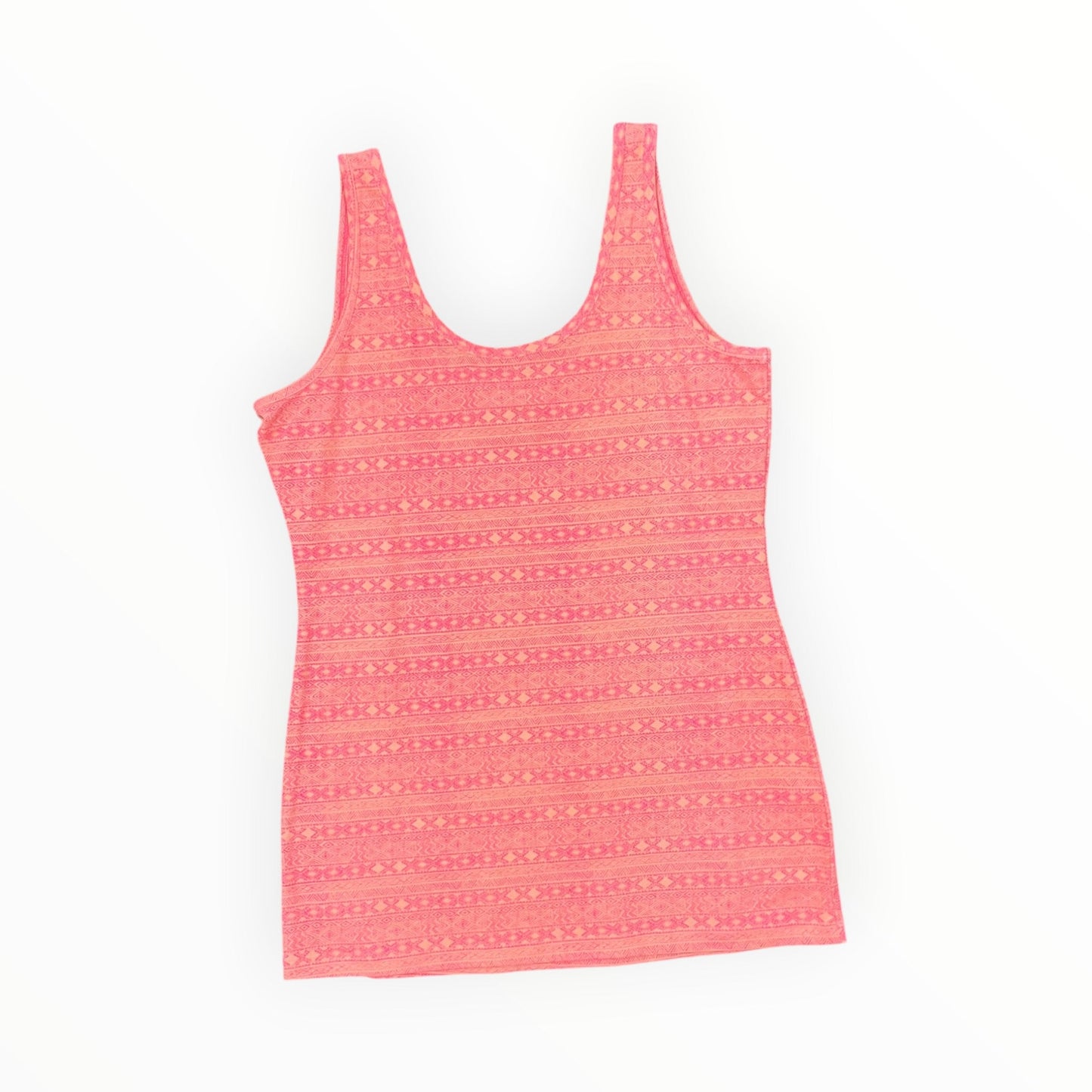 Tank Top By Maurices In Orange & Pink, Size:L
