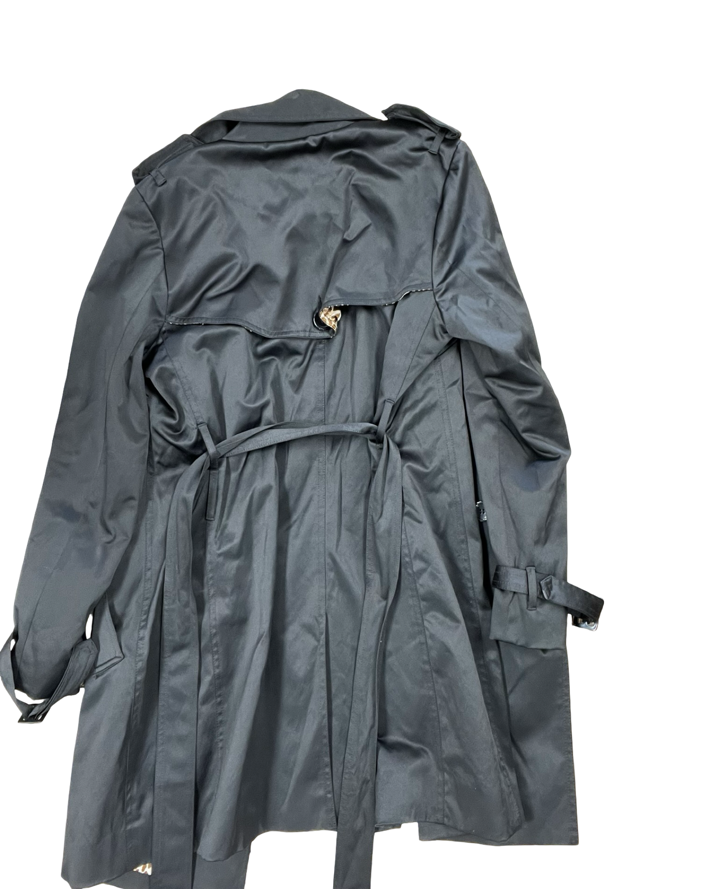 Coat Trench Coat By Joan Rivers In Black, Size:S