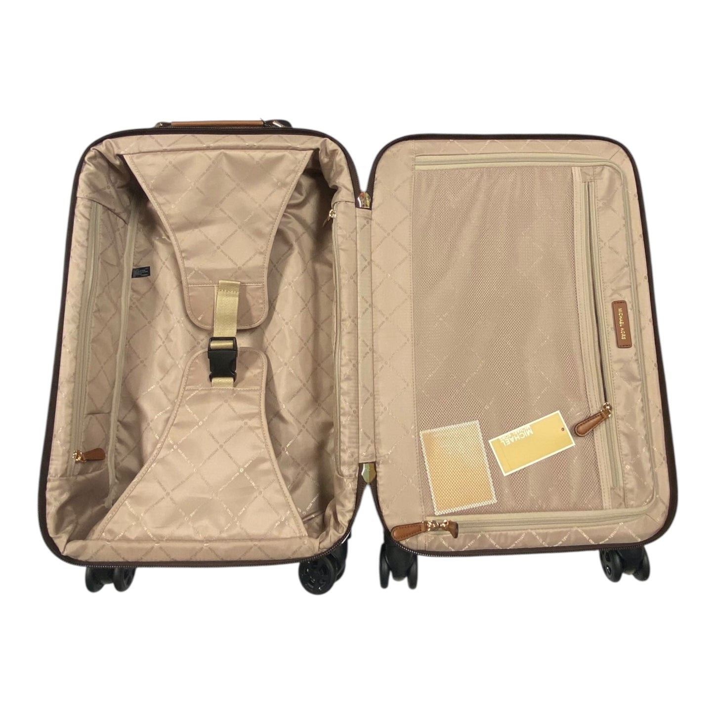 Luggage Designer By Michael Kors In Polkadot Pattern, Size:Large