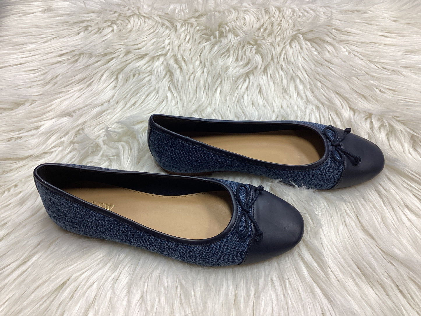 Shoes Flats By J. Crew In Navy, Size:8