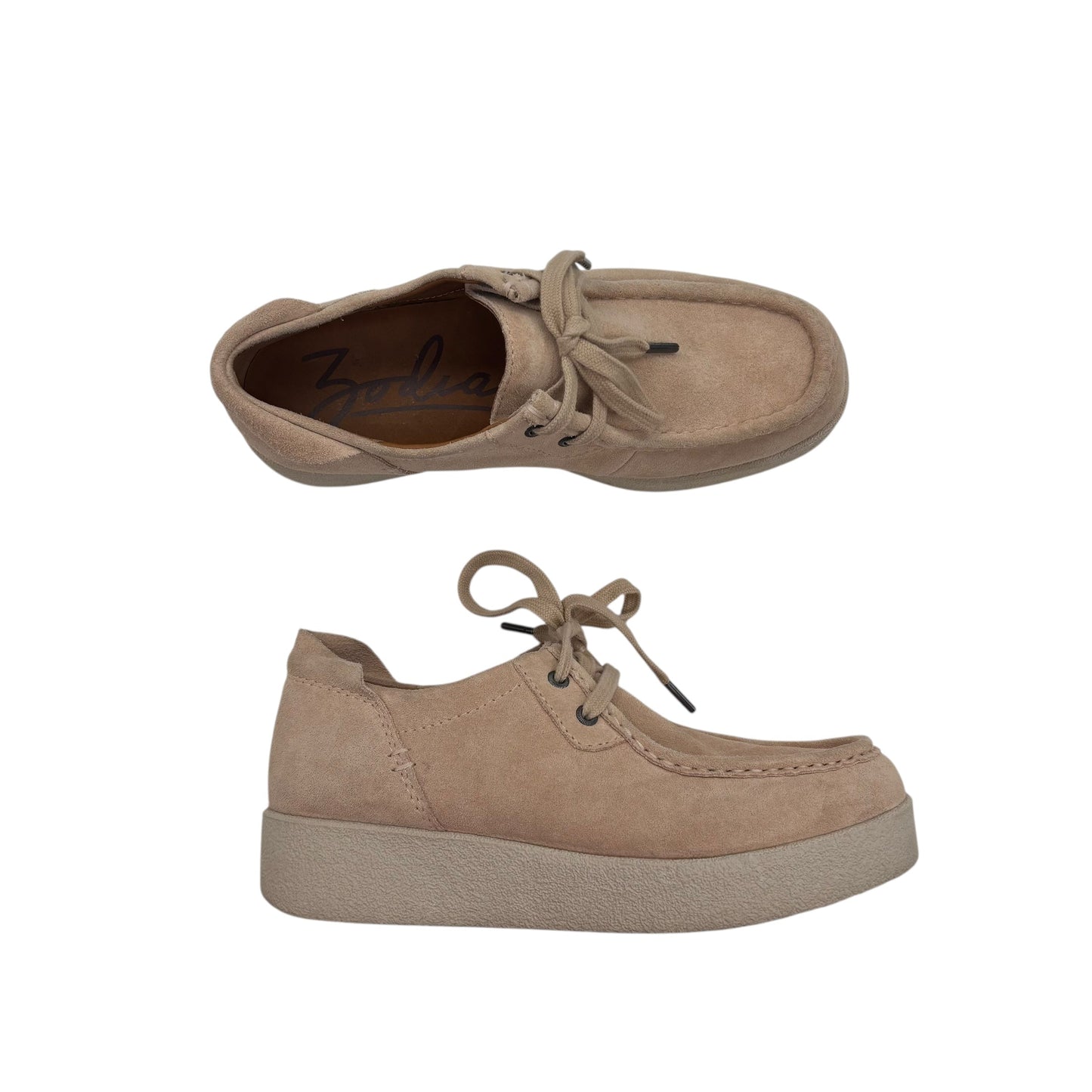 Shoes Flats By Zodiac In Tan, Size:7.5