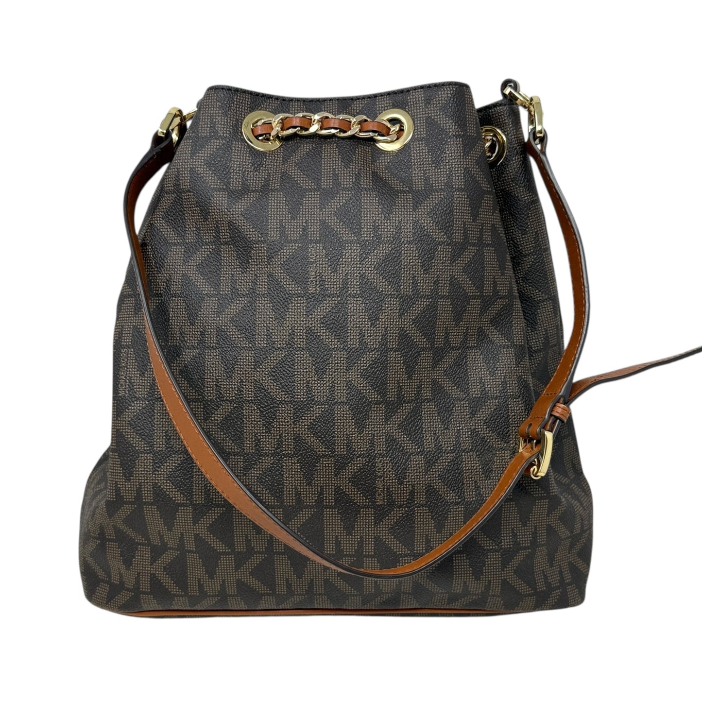 Frankie Large Drawstring Convertible Shoulder Bag/ Crossbody Designer By Michael Kors, Size: Medium