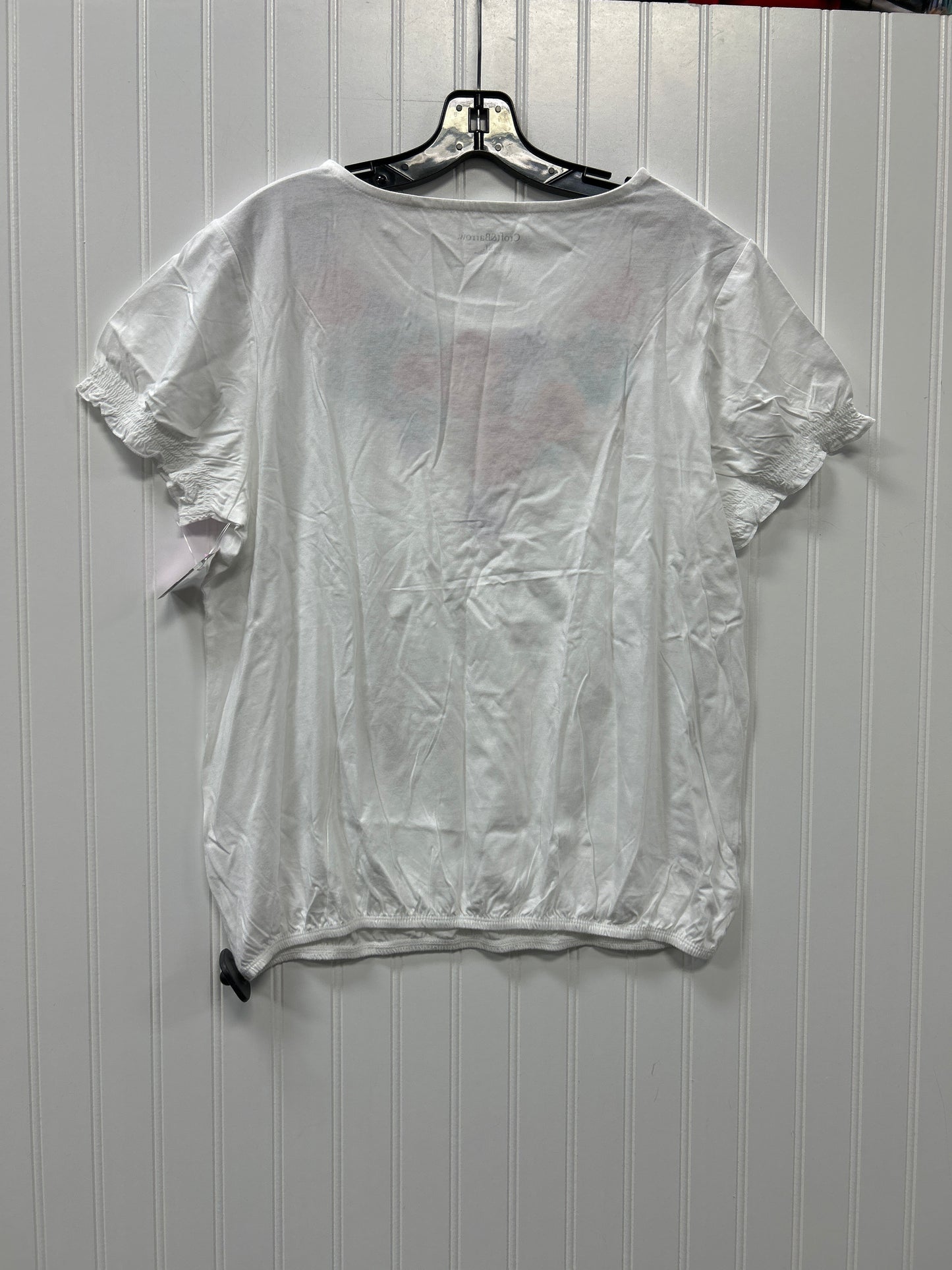 Top Ss By Croft And Barrow In White, Size:Xl