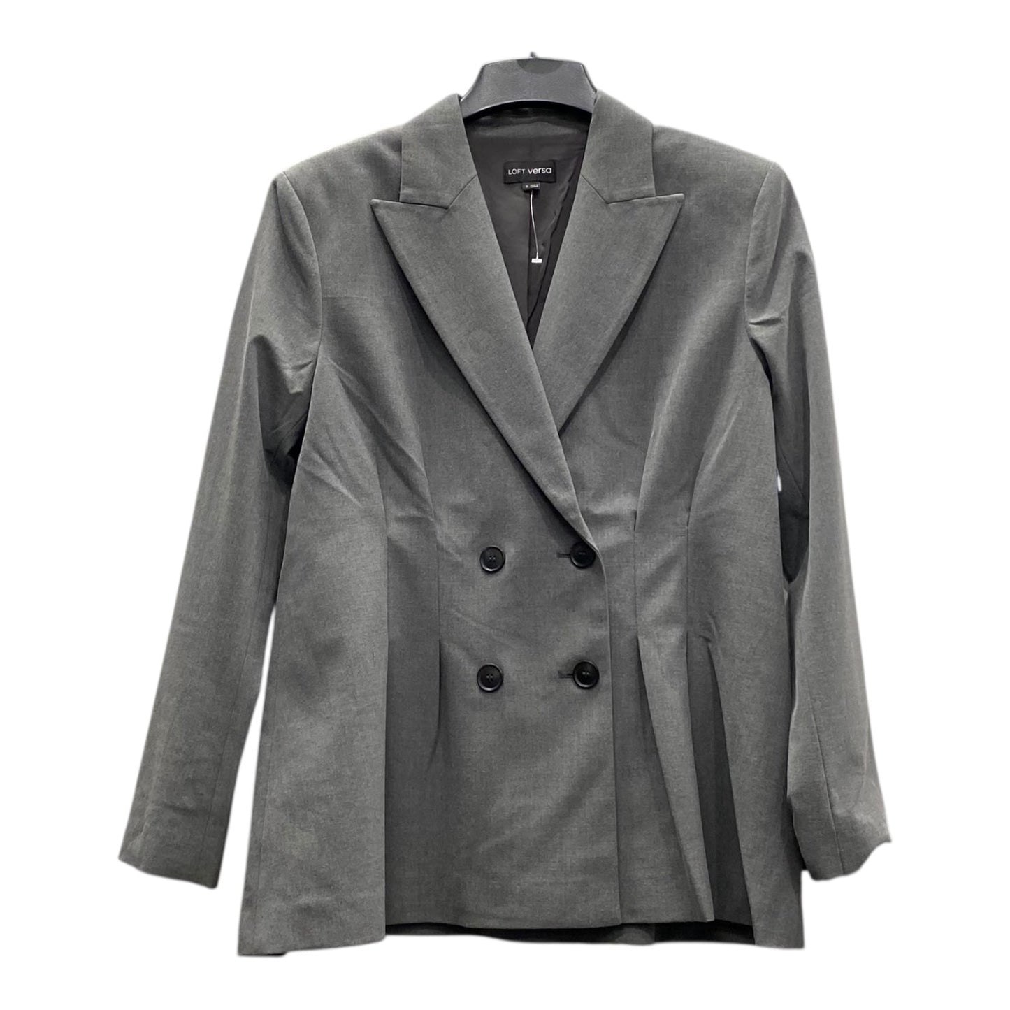 Blazer By Loft In Grey, Size:8