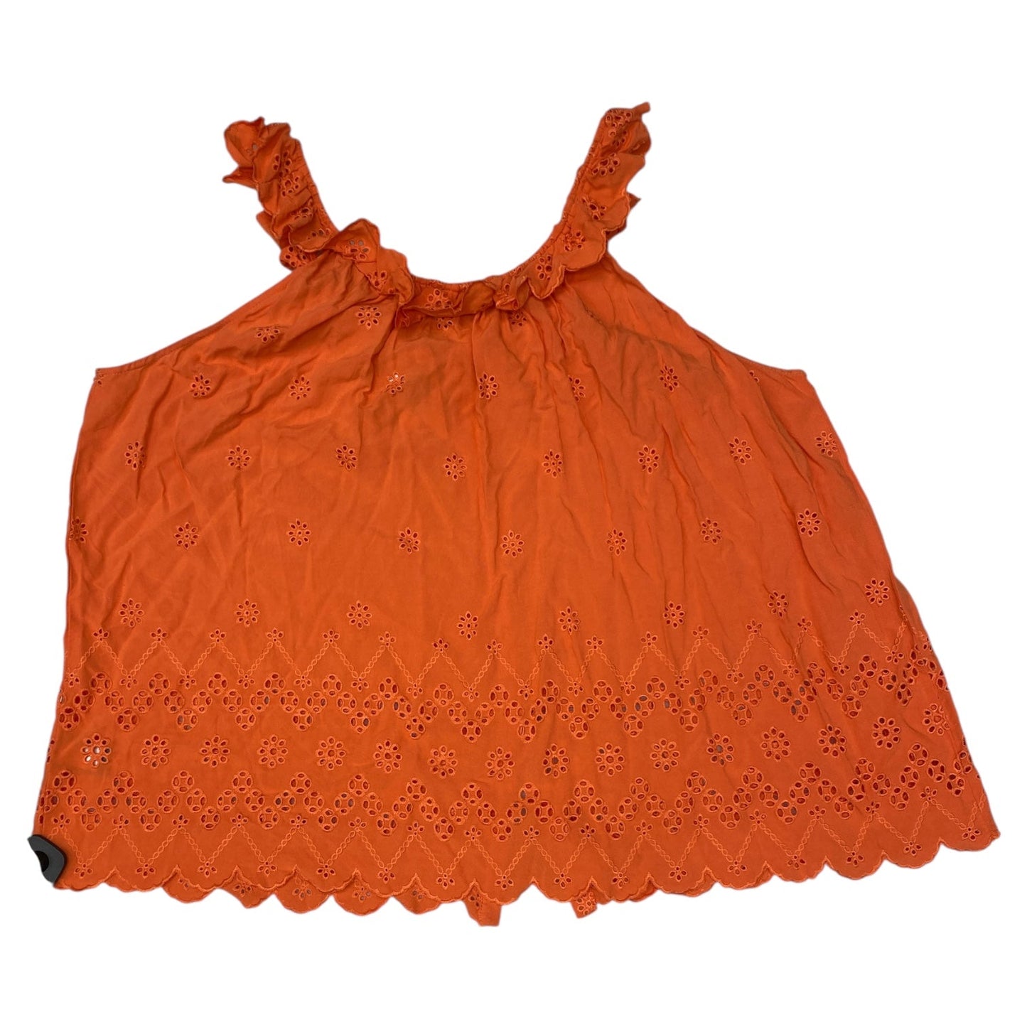 Top Sleeveless By Torrid In Orange, Size:2X
