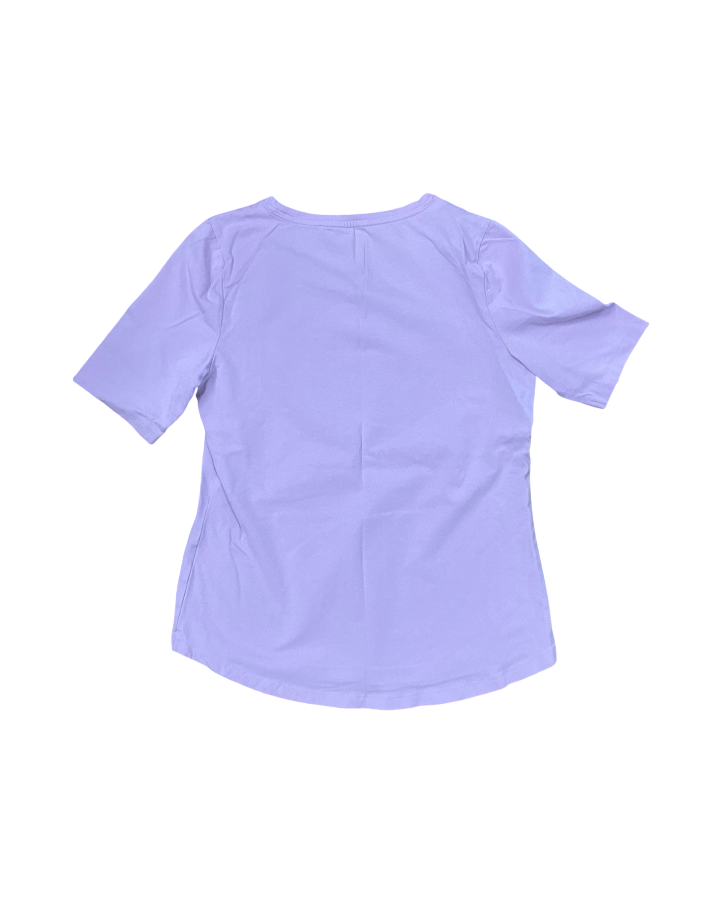 Top Ss Basic By D&Co. In Purple, Size:Xs