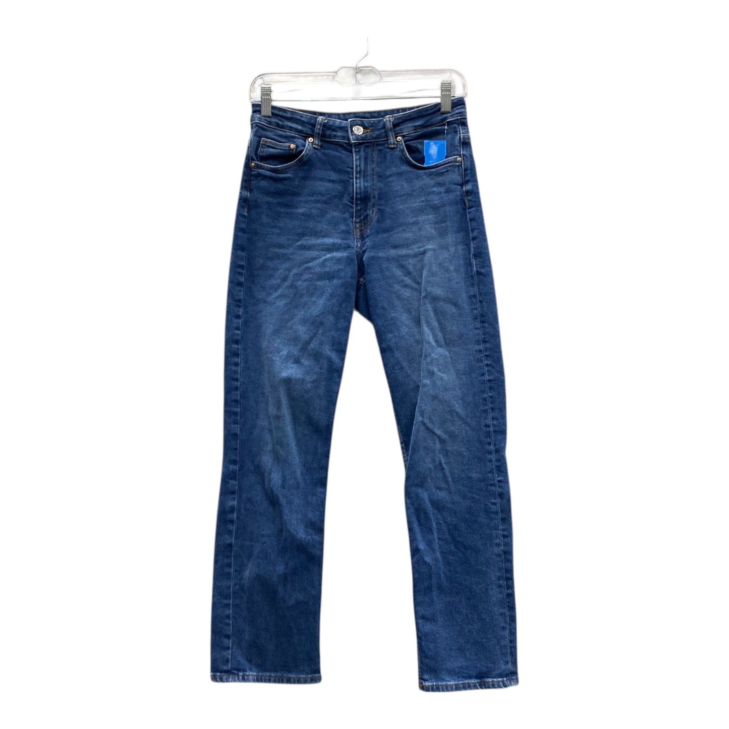 Jeans Straight By H&M In Blue Denim, Size:4