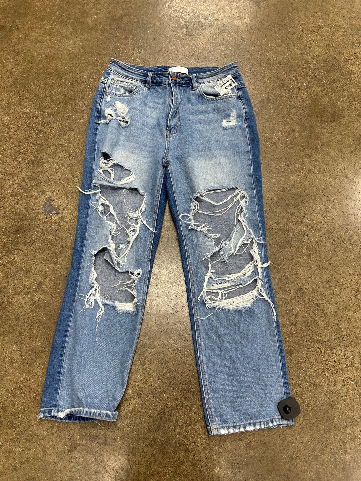 Jeans Boyfriend By Vervet In Blue Denim, Size:10