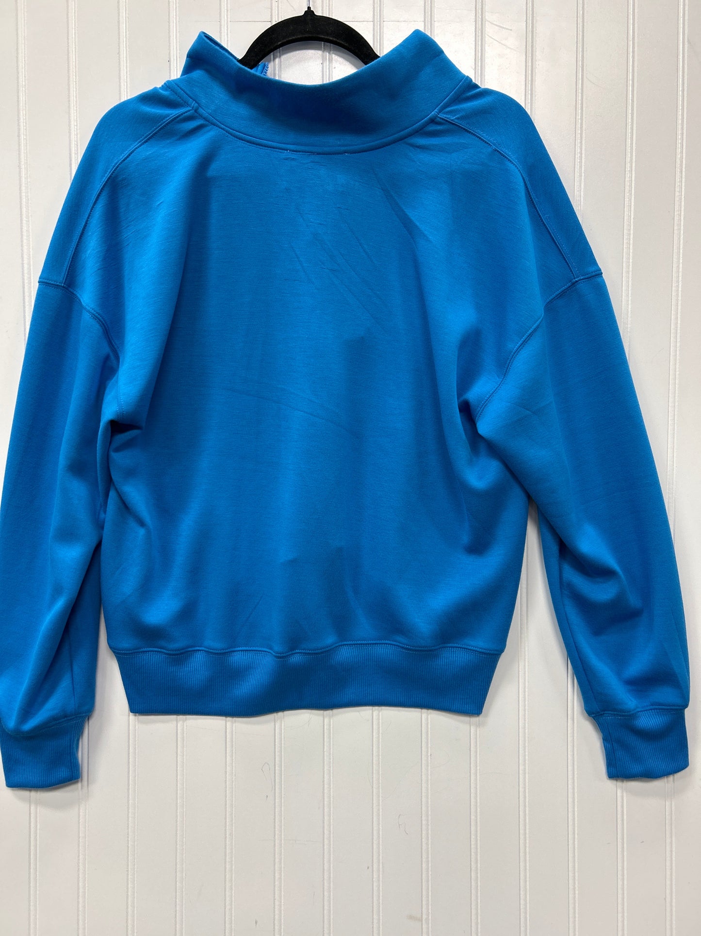 Athletic Top Ls Collar By Clothes Mentor In Blue, Size:M