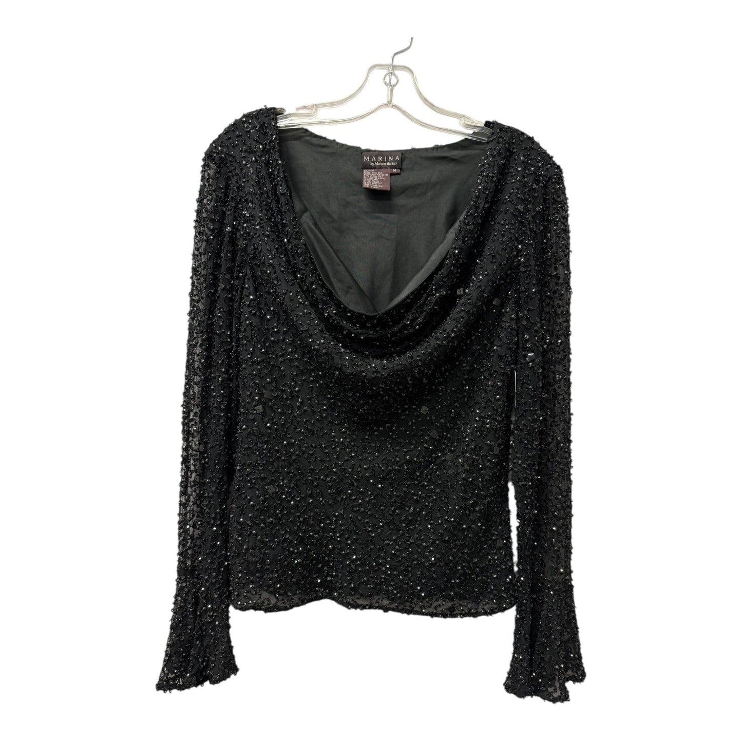 Top Ls By Marina In Black, Size:M