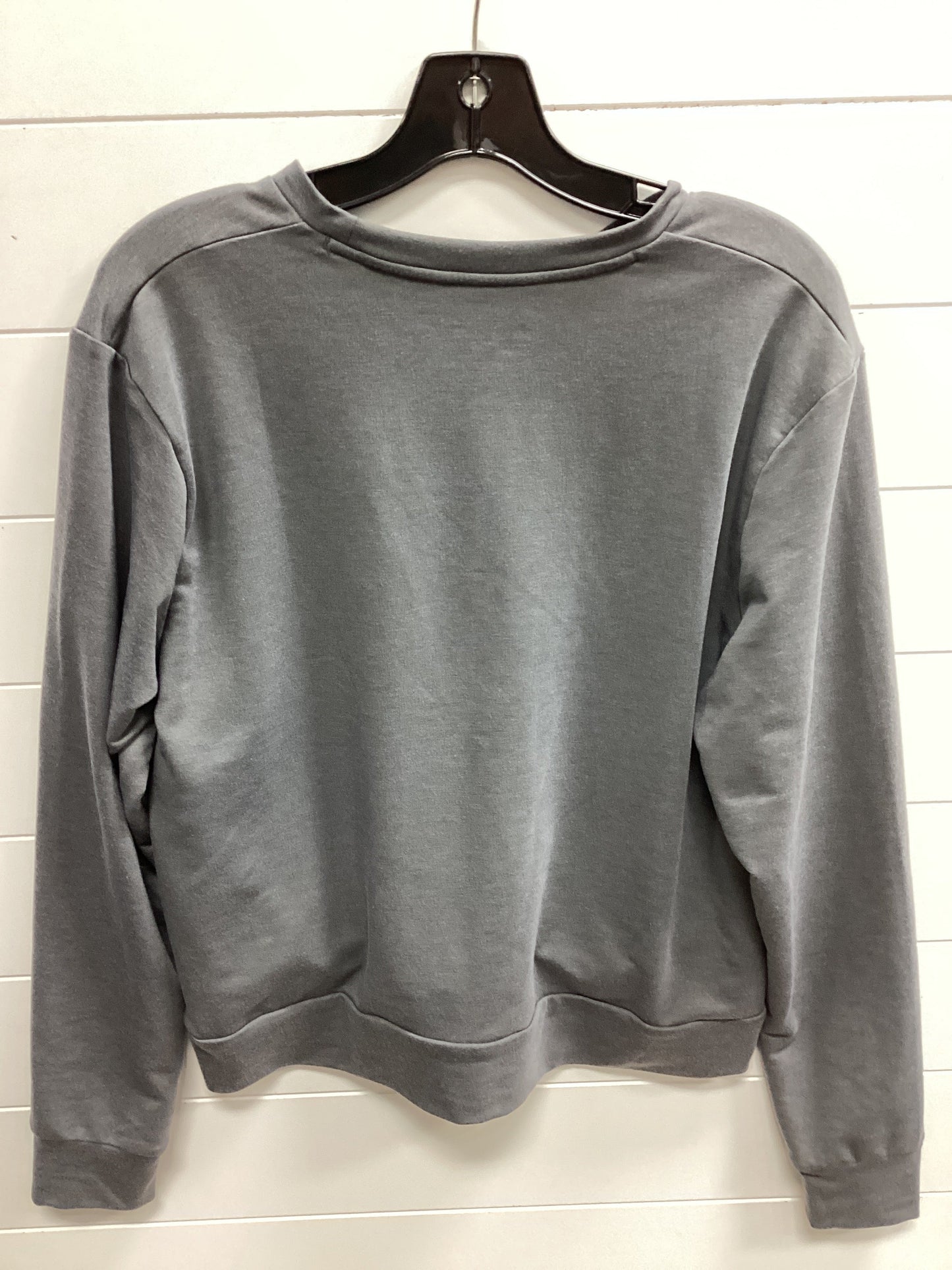 Athletic Top Ls Crewneck By Under Armour In Grey, Size:L
