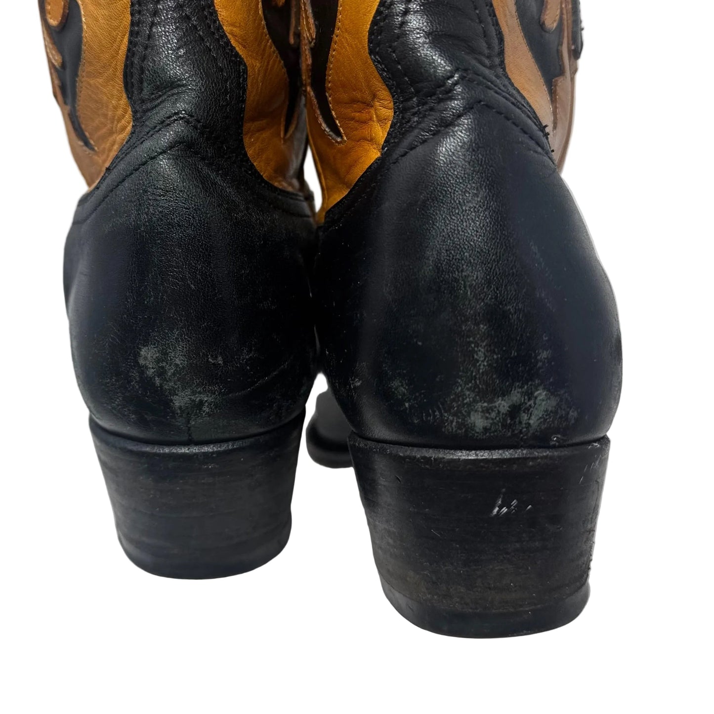 Boots Western By Charlie 1 House by Lucchese In Black & Brown, Size: 8