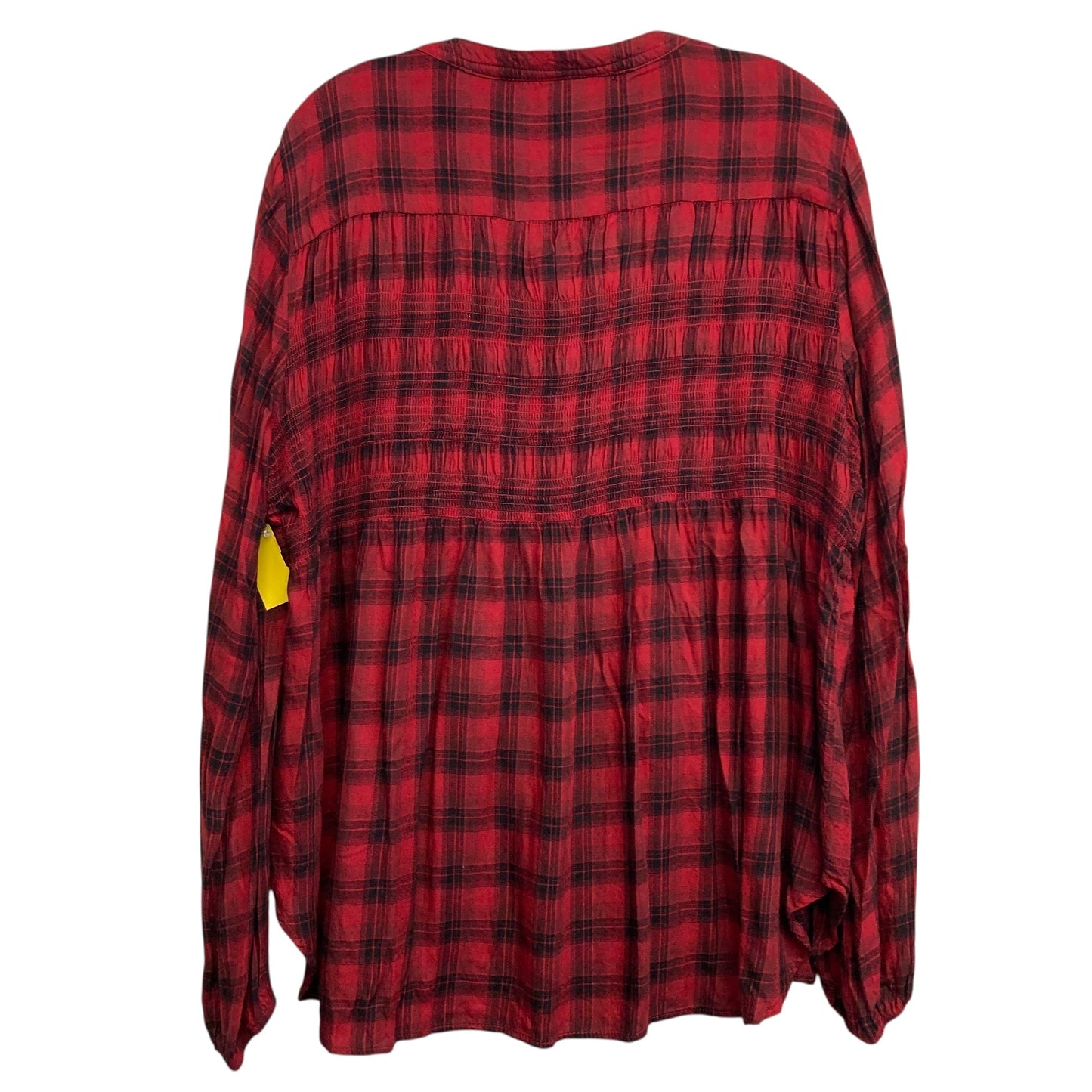 Top Ls By Knox Rose In Plaid Pattern, Size:1X