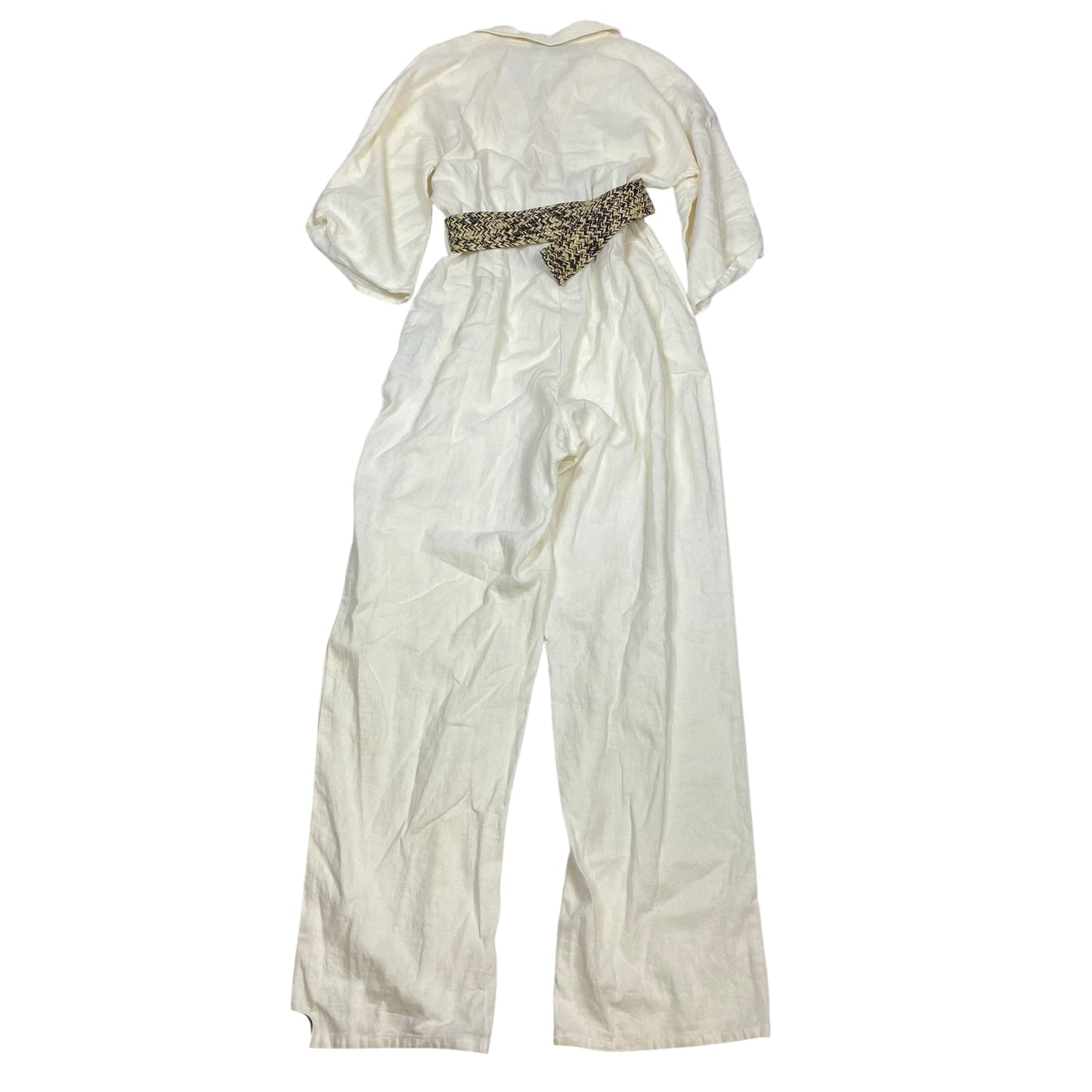 Jumpsuit By Zara In Cream, Size:M