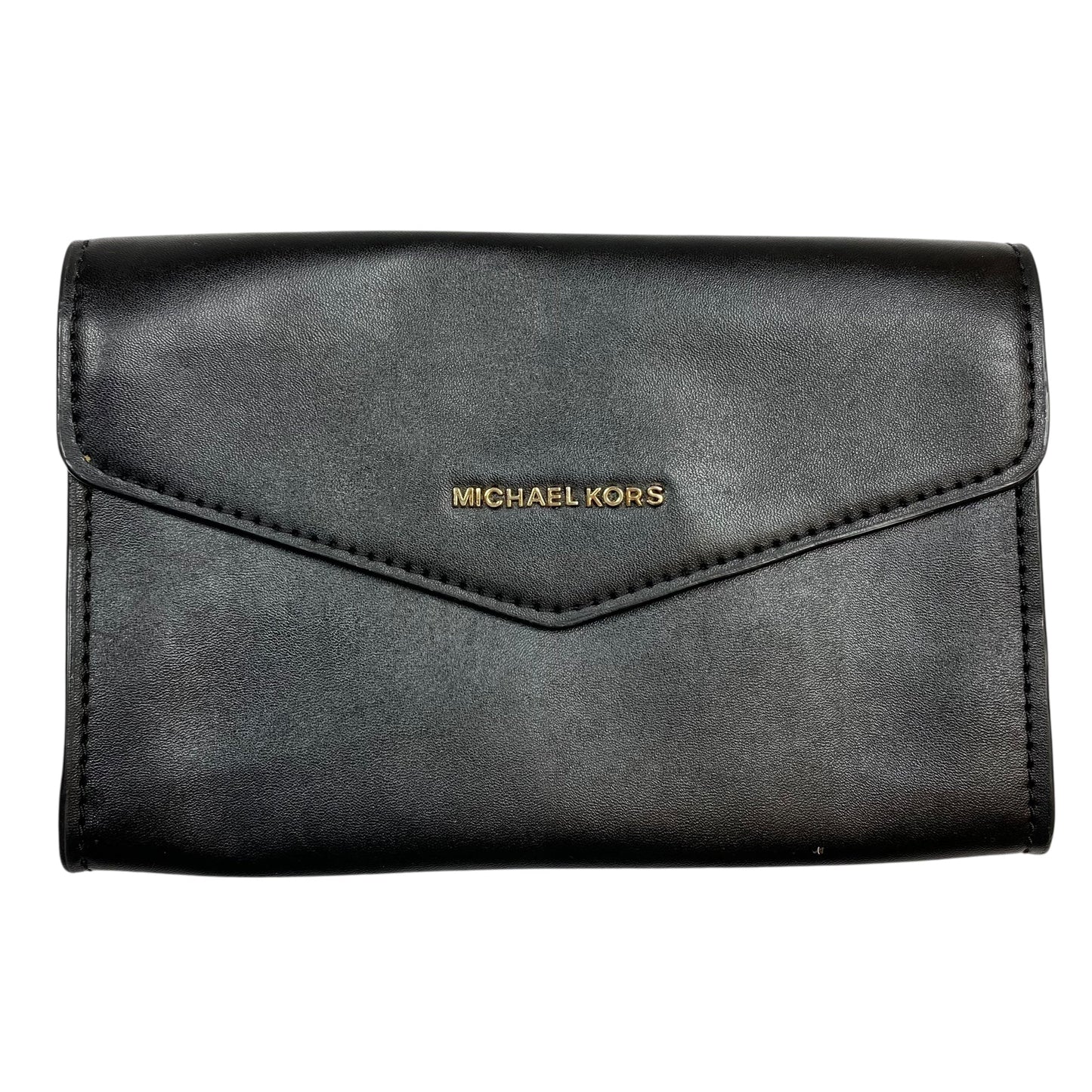 Clutch Designer By Michael Kors In Black, Size:Medium