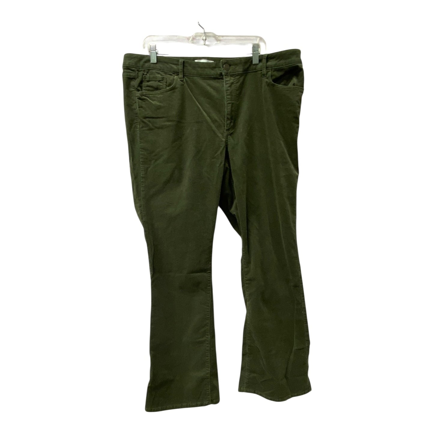 Pants Corduroy By Loft In Green, Size:18