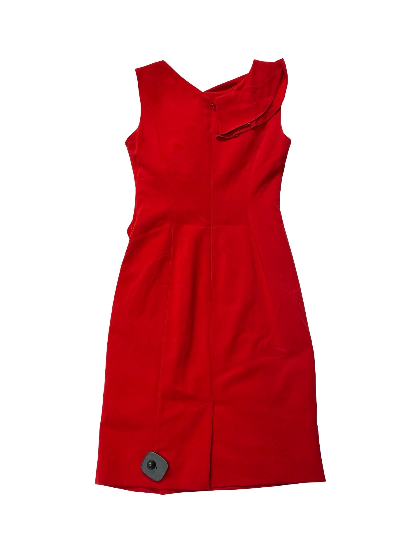 Dress Casual Midi By Calvin Klein In Red, Size:2