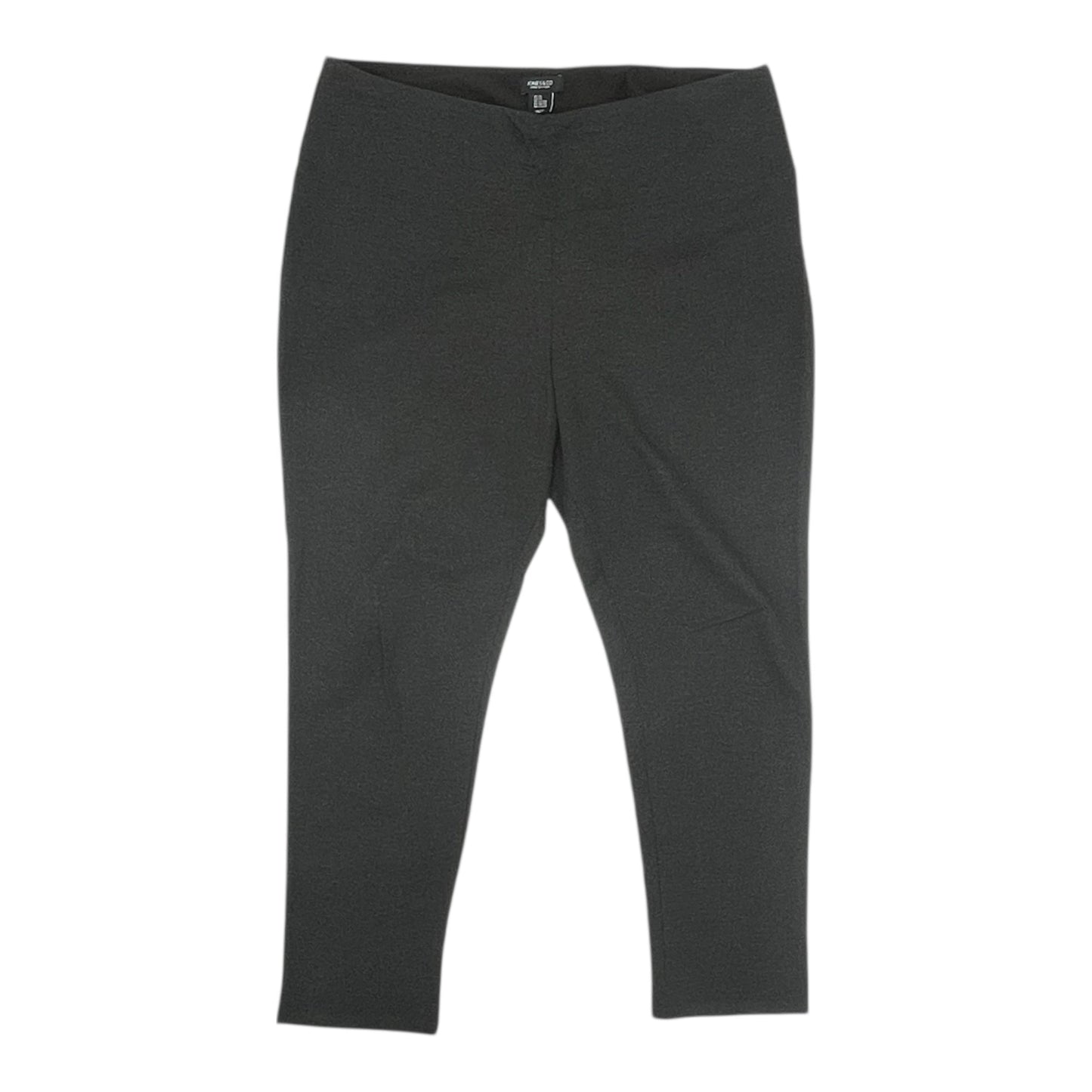 Pants Leggings By Jones And Co In Grey, Size:2X