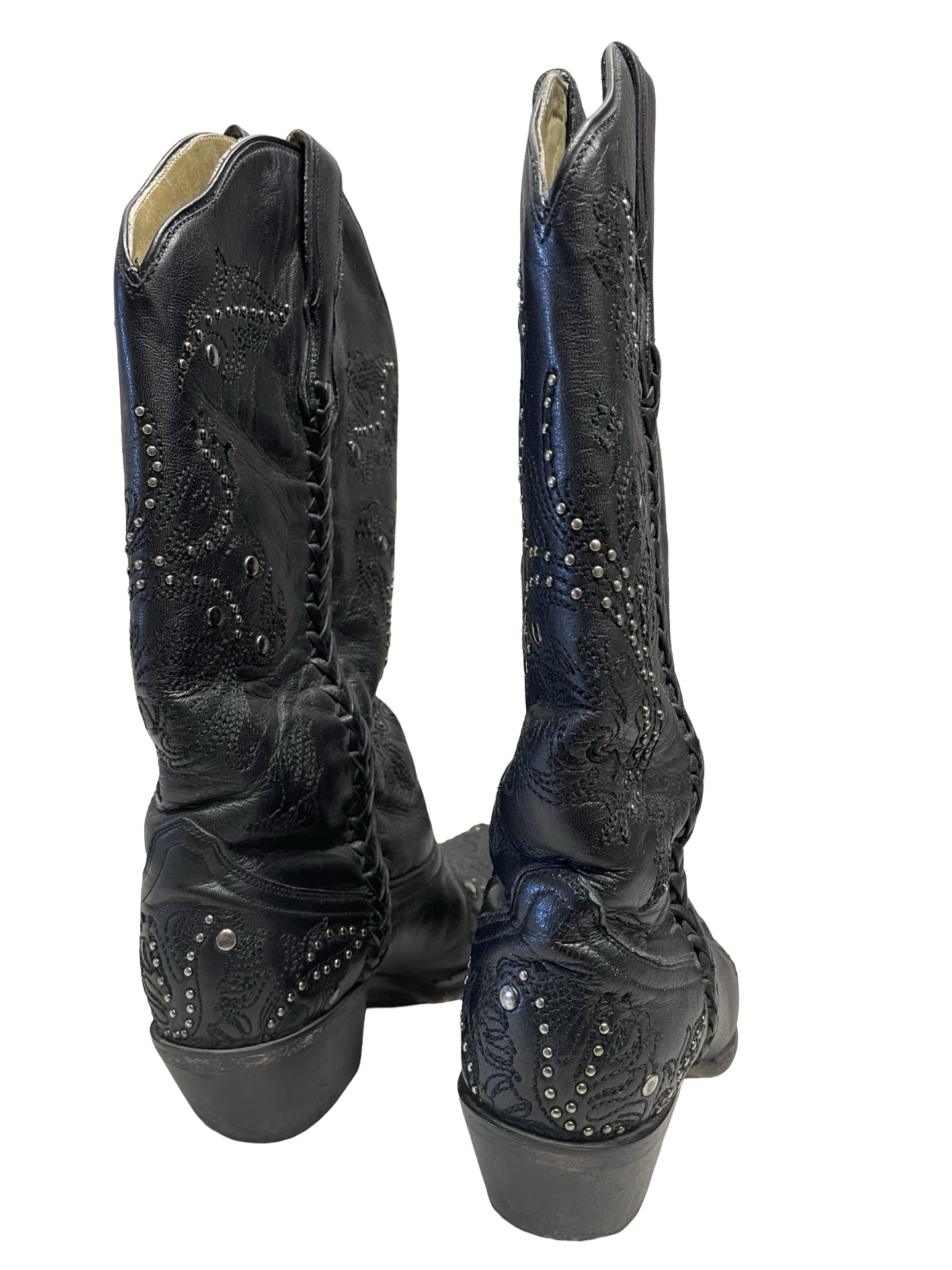 Boots Western By Corral In Black & Silver, Size: 6
