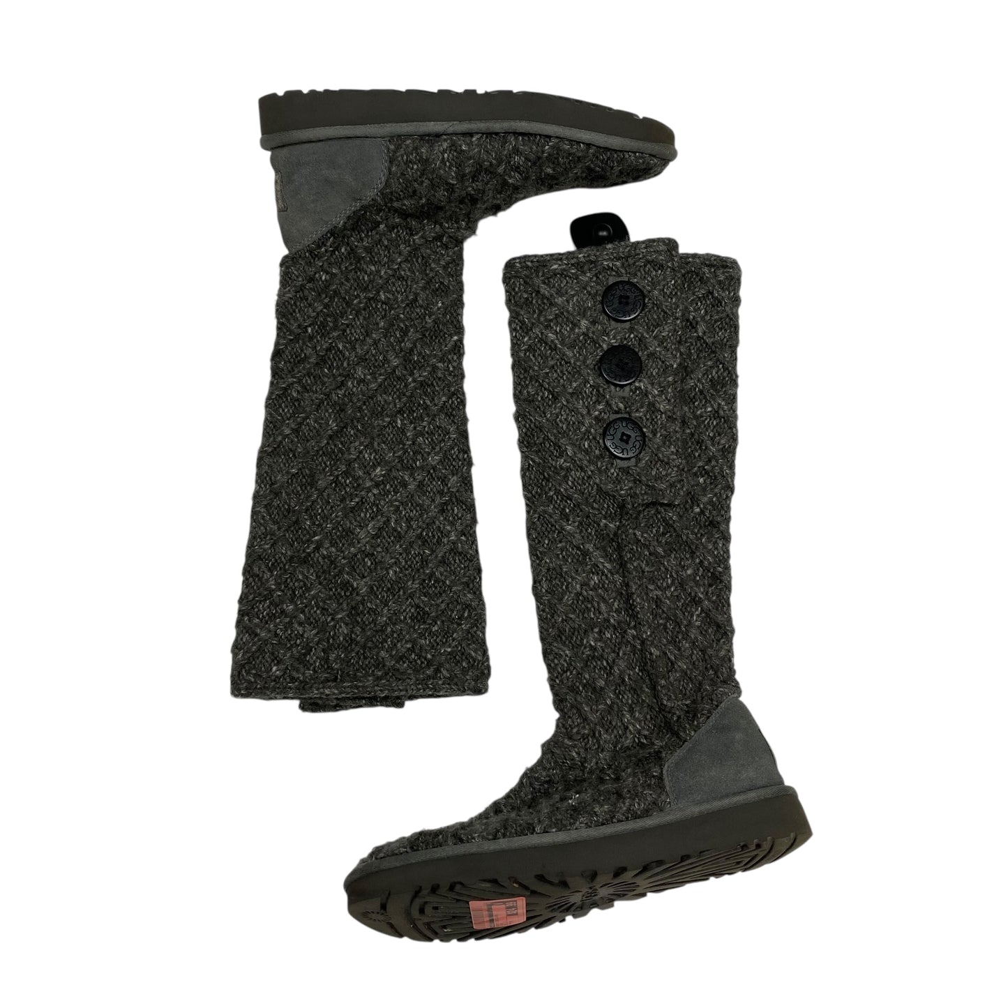 Boots Designer By Ugg In Grey, Size:9
