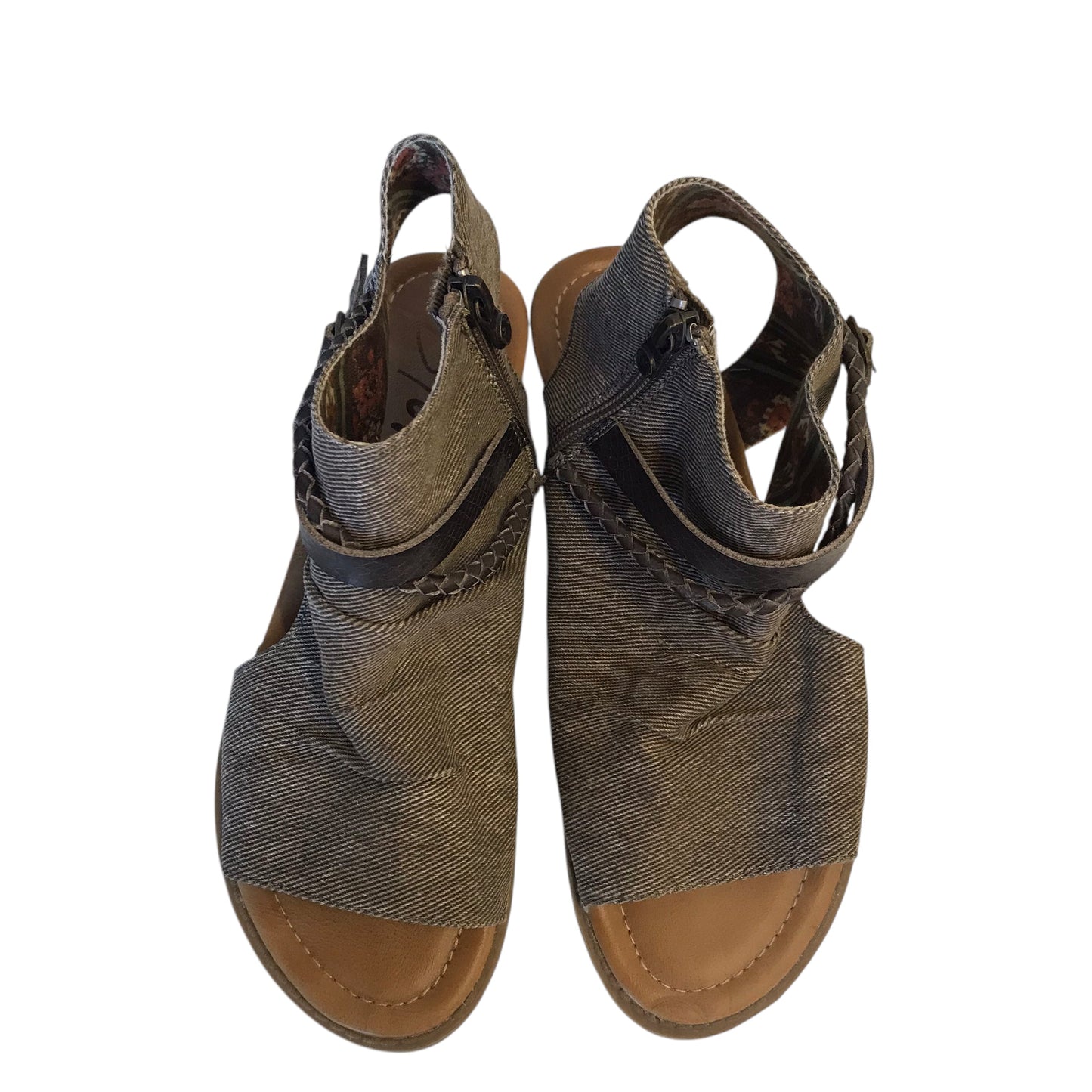 Sandals Flats By Blowfish In Brown, Size:8