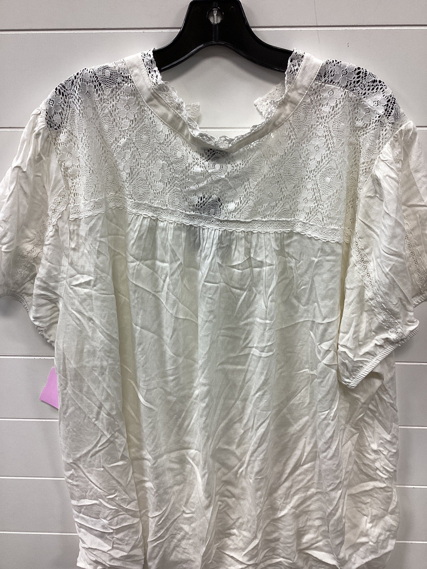 Top Ss By Torrid In White, Size:4X