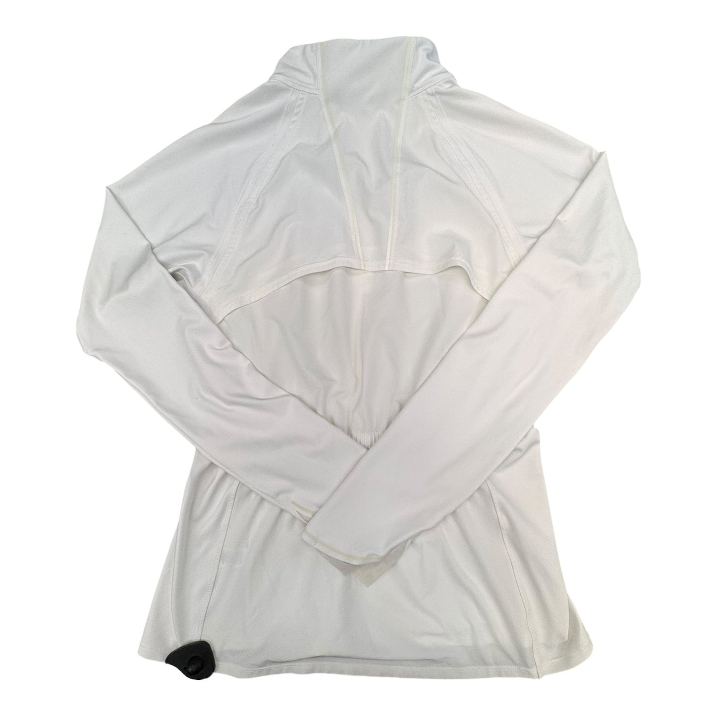 Athletic Jacket By Athleta In White, Size:M
