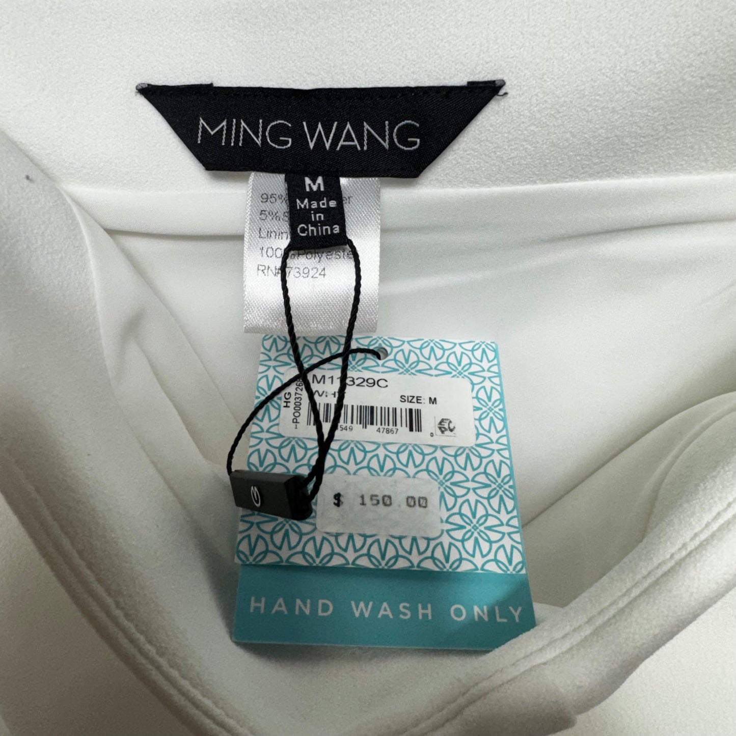 Skirt Midi By Ming Wang In White, Size: M