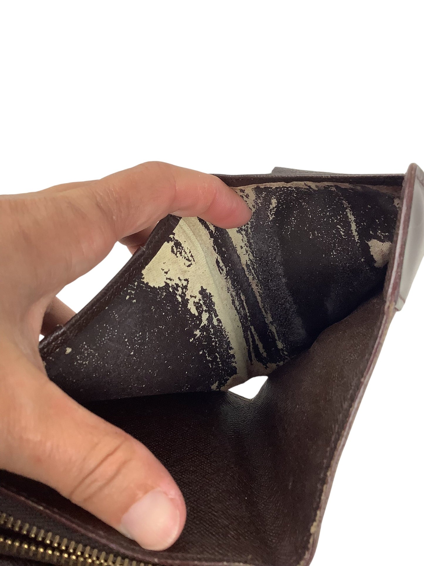 Wallet Luxury Designer By Louis Vuitton, Size: Small (as is)