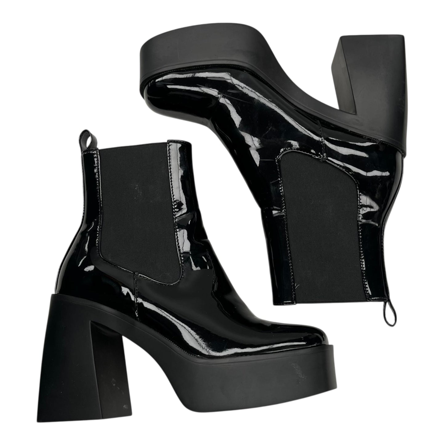 Boots Ankle Heels By Cmf In Black, Size:7