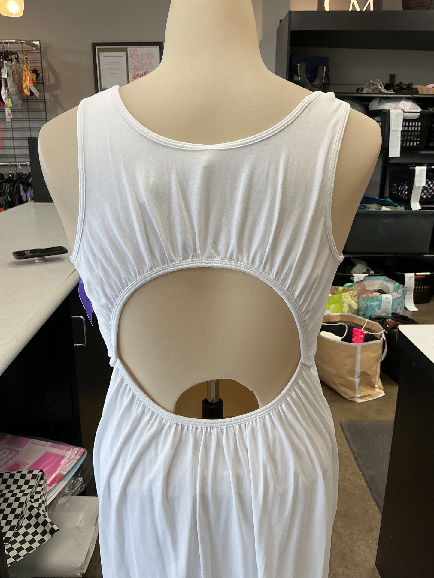 Athletic Dress By Lululemon In White, Size:4